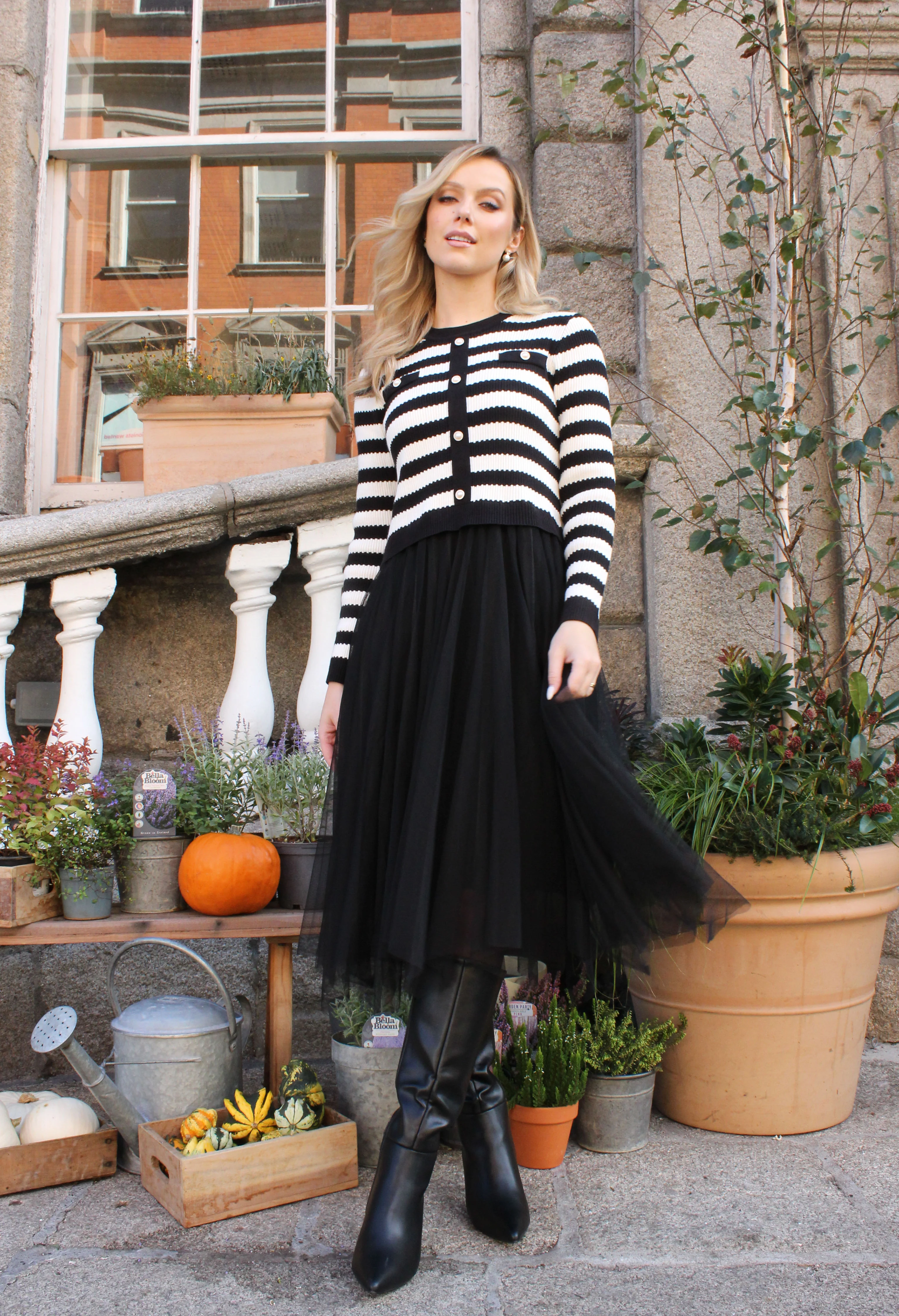 2 in 1 Look Tulle Dress