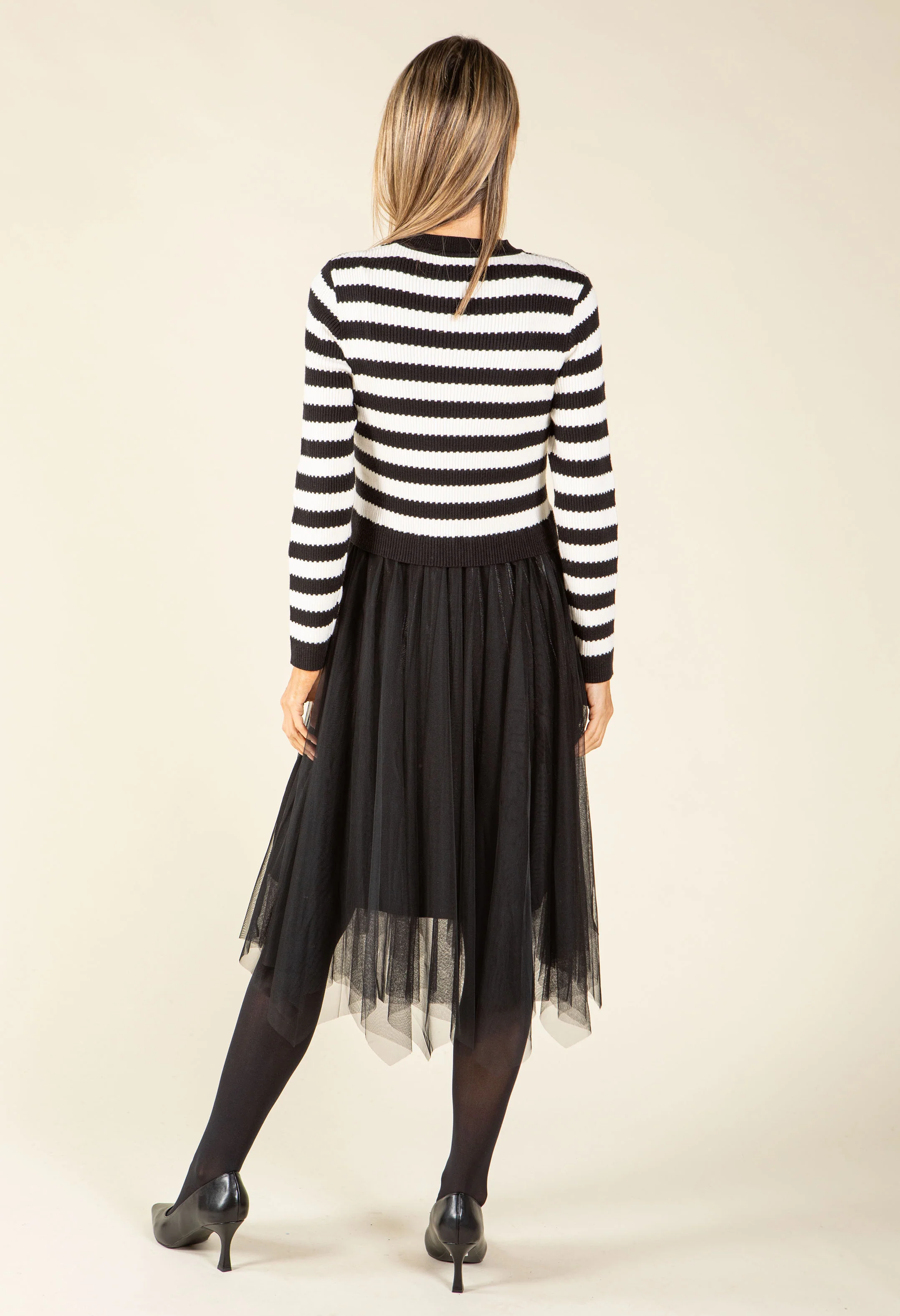2 in 1 Look Tulle Dress - Image 6