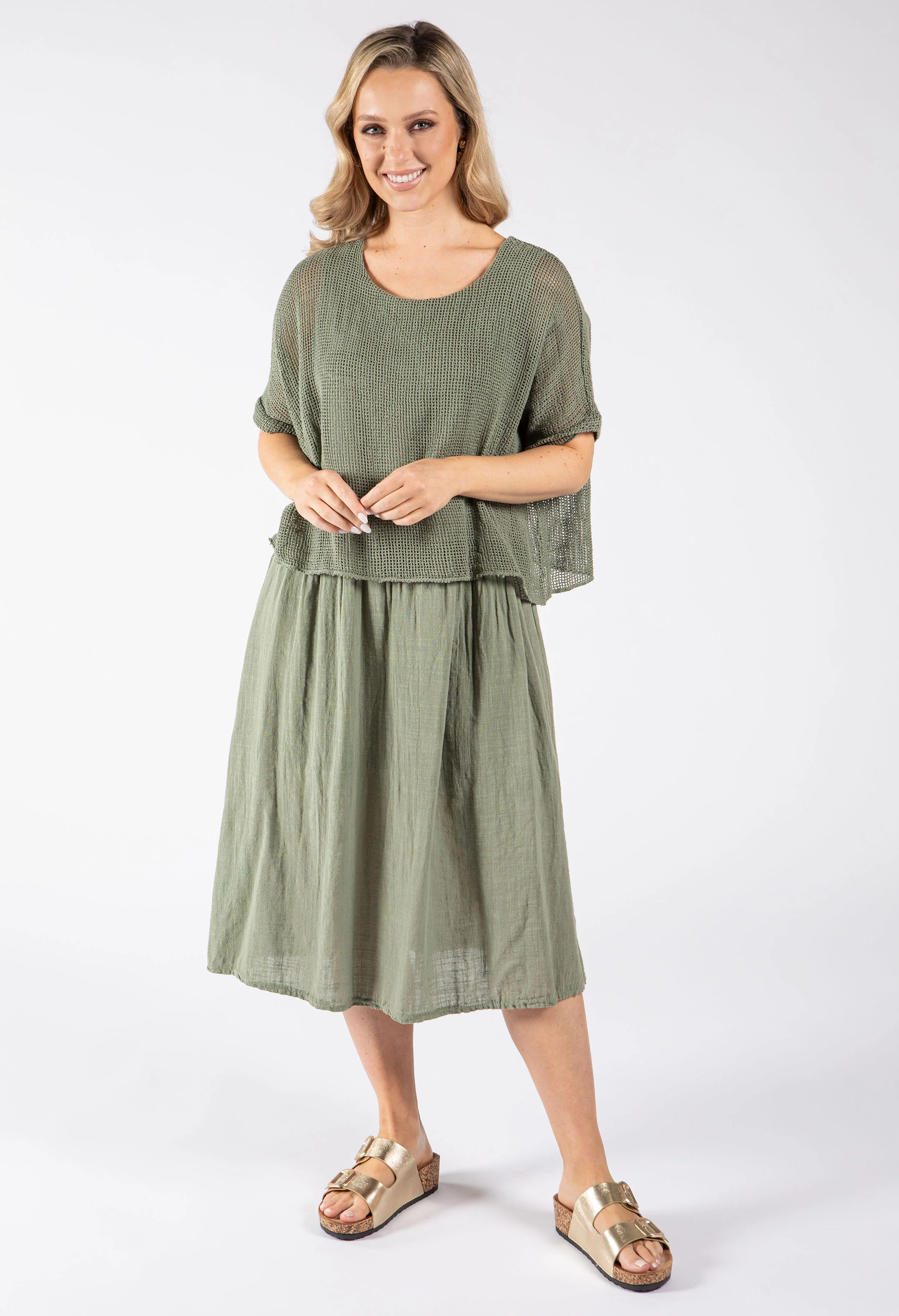 2 in 1 Summer Midi Dress - Image 5