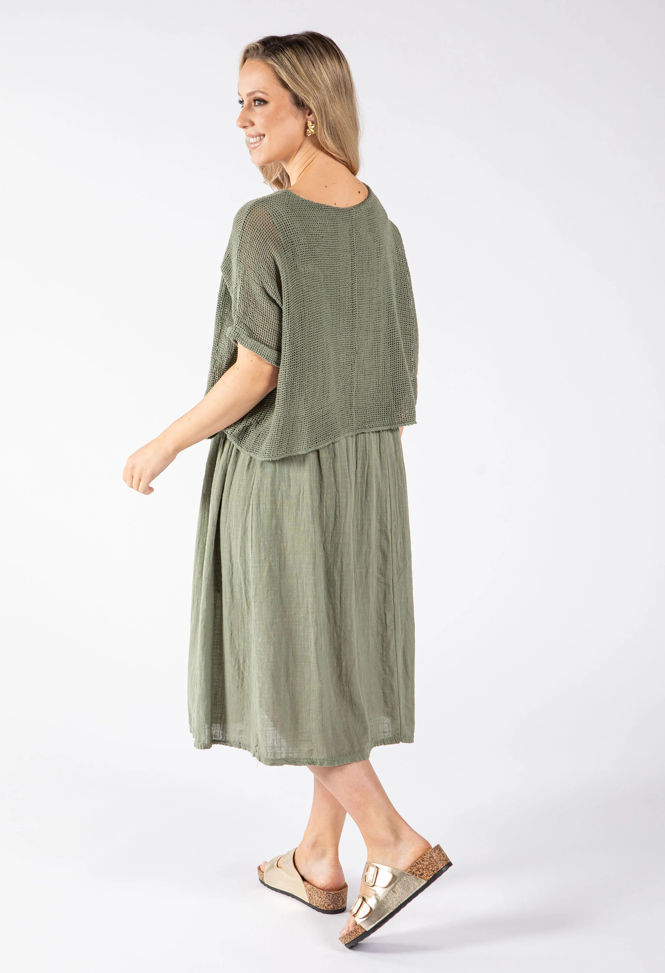 2 in 1 Summer Midi Dress - Image 7