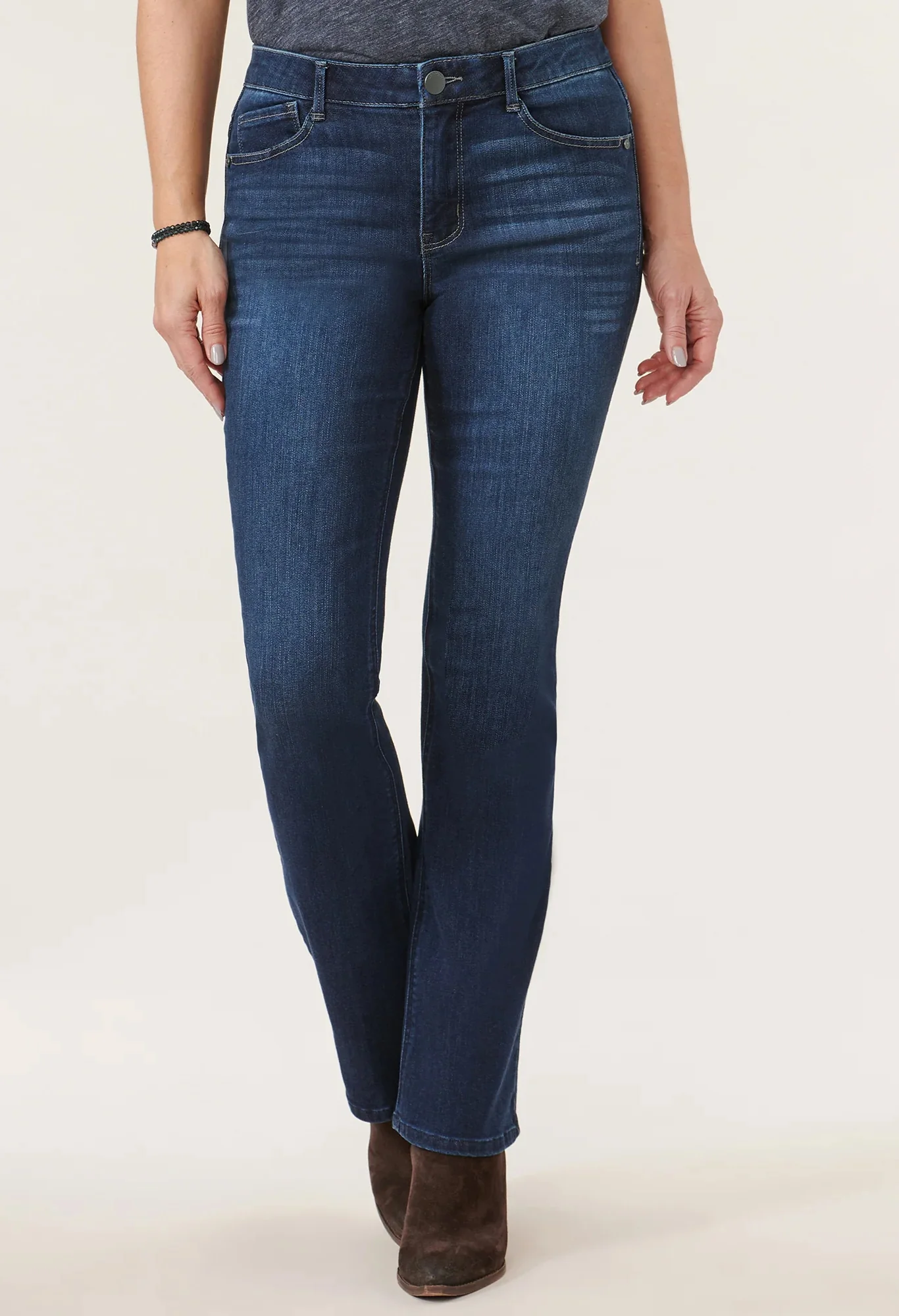 "Ab"solution® High Rise Itty Bitty Boot Jean - Image 3
