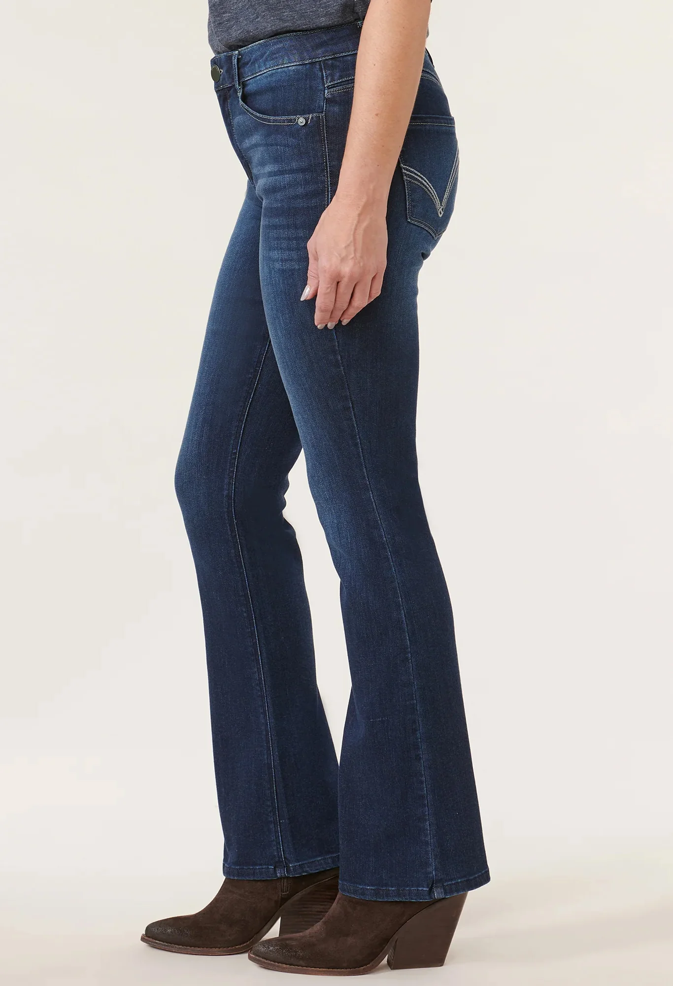 "Ab"solution® High Rise Itty Bitty Boot Jean - Image 4