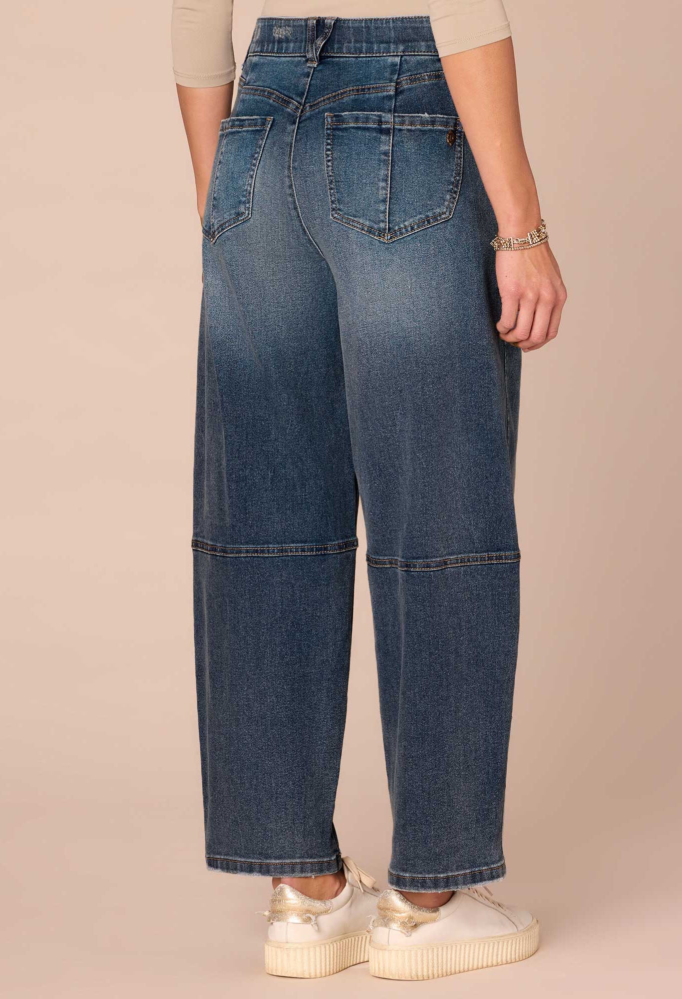 "Ab"solution® Skyrise Relaxed Barrel Leg Jeans - Image 4