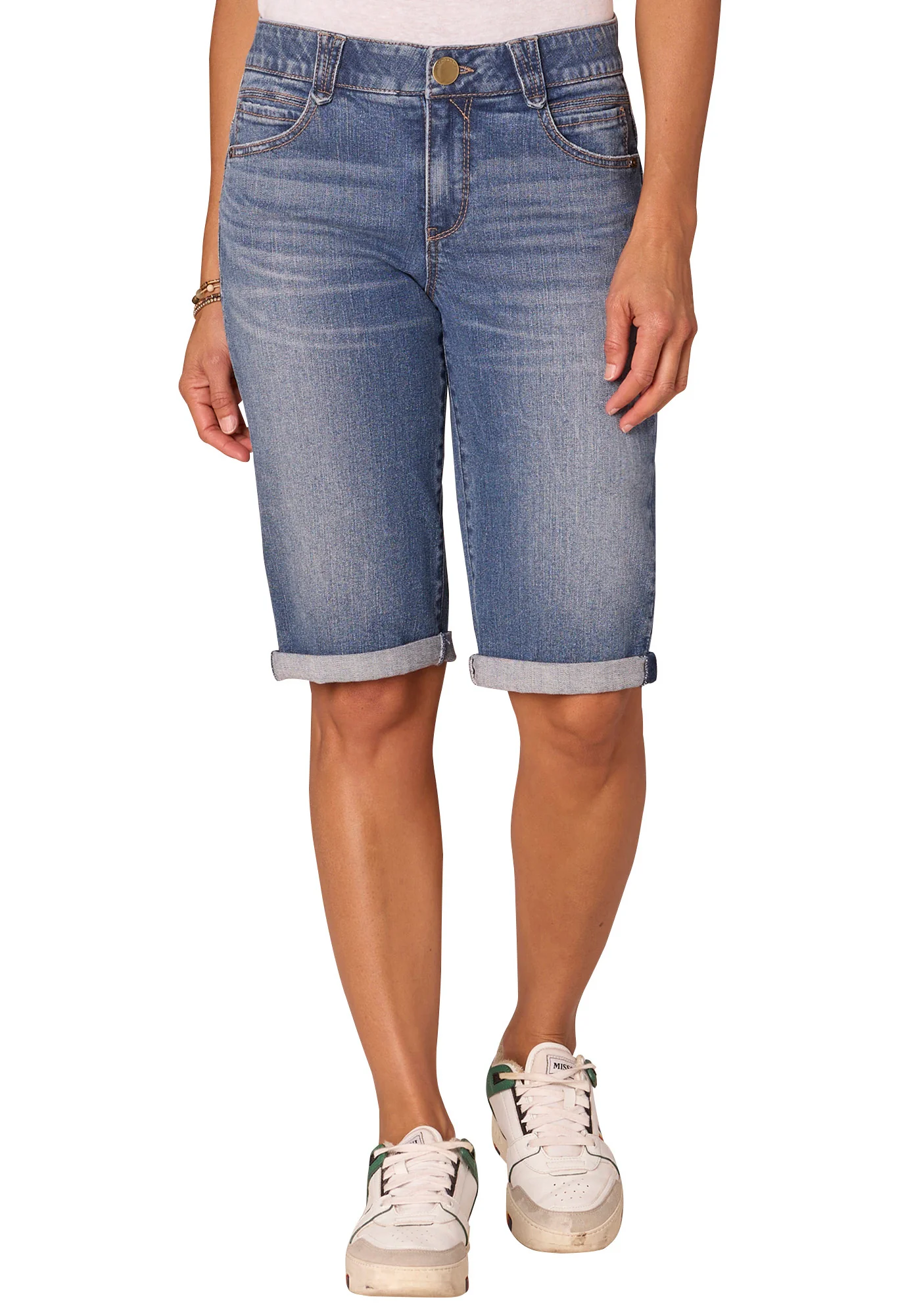 "Ab"solution Mid-Rise Bermuda Shorts - Image 2