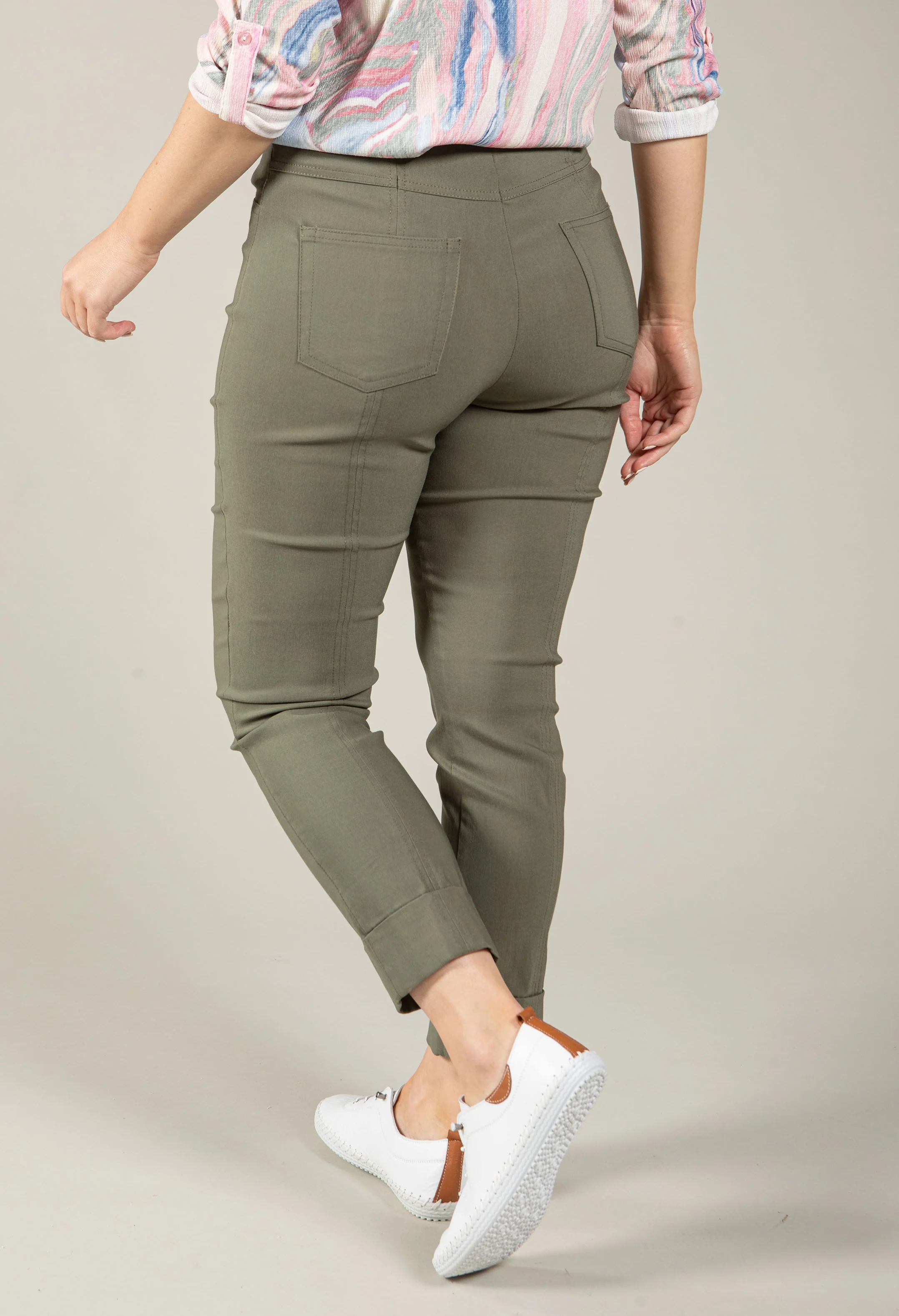 Angelika Slim Fit 7/8 Trousers - Image 17