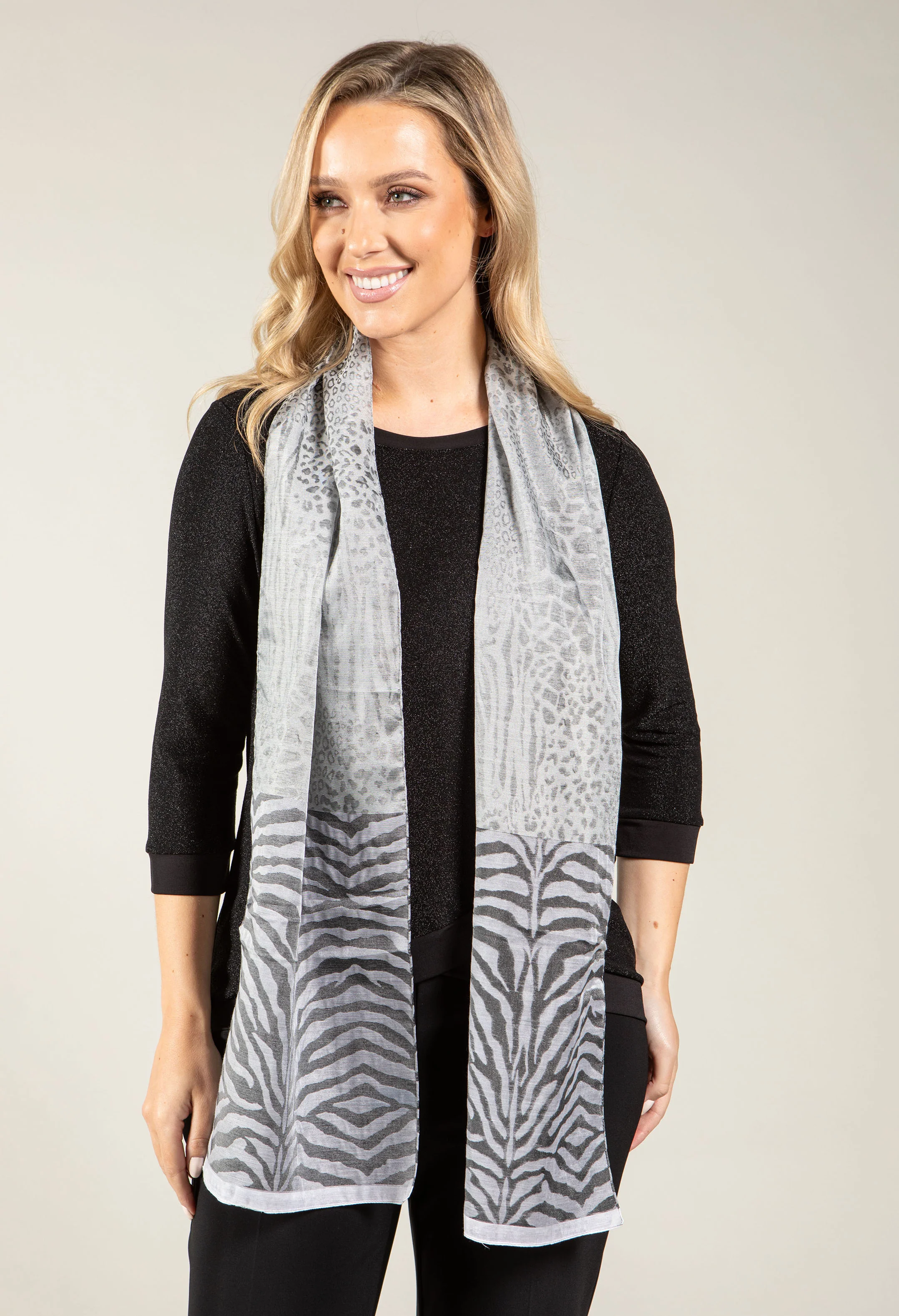 Animal Print Scarf - Image 7