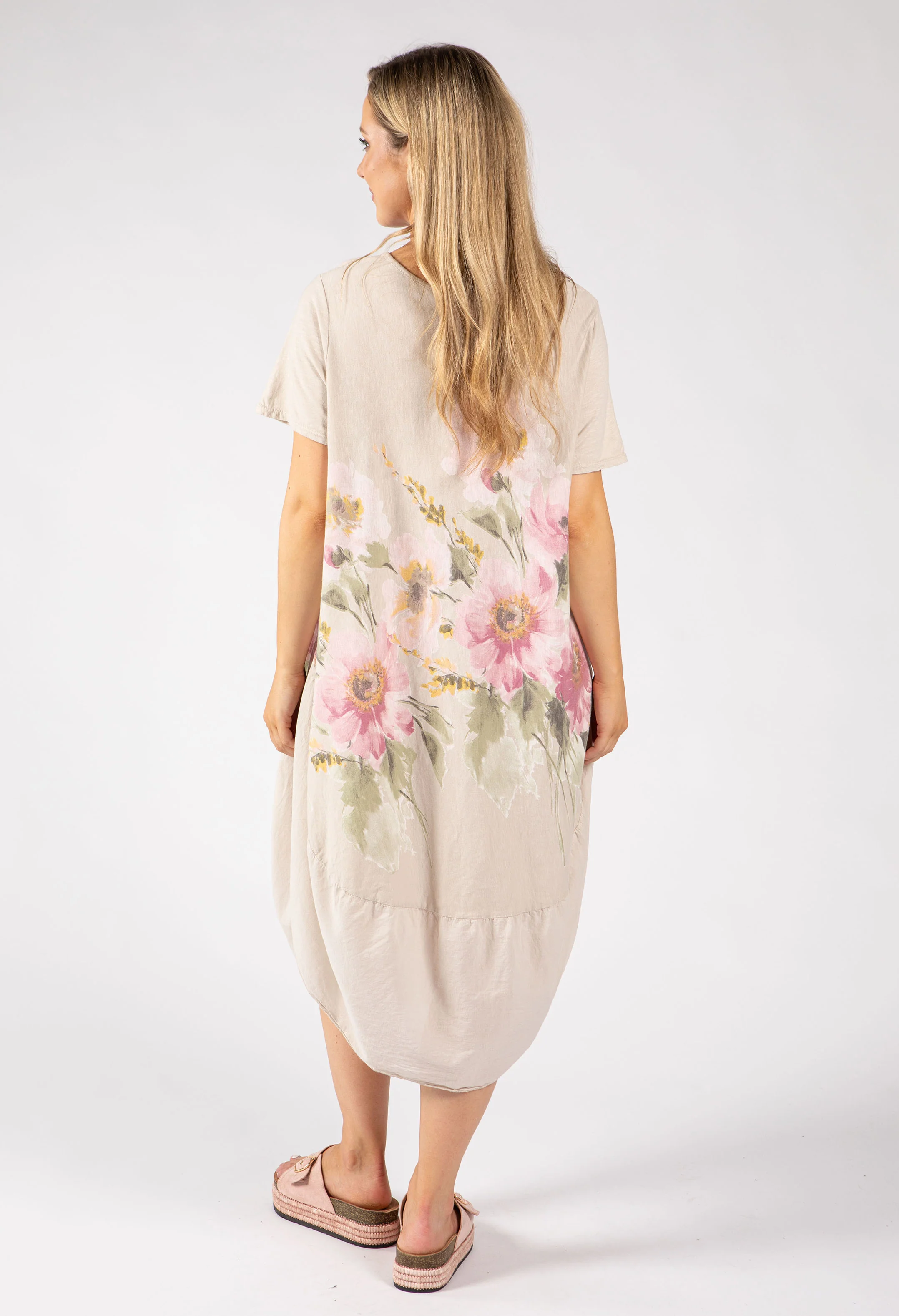 Balloon Hem Floral Dress - Image 12