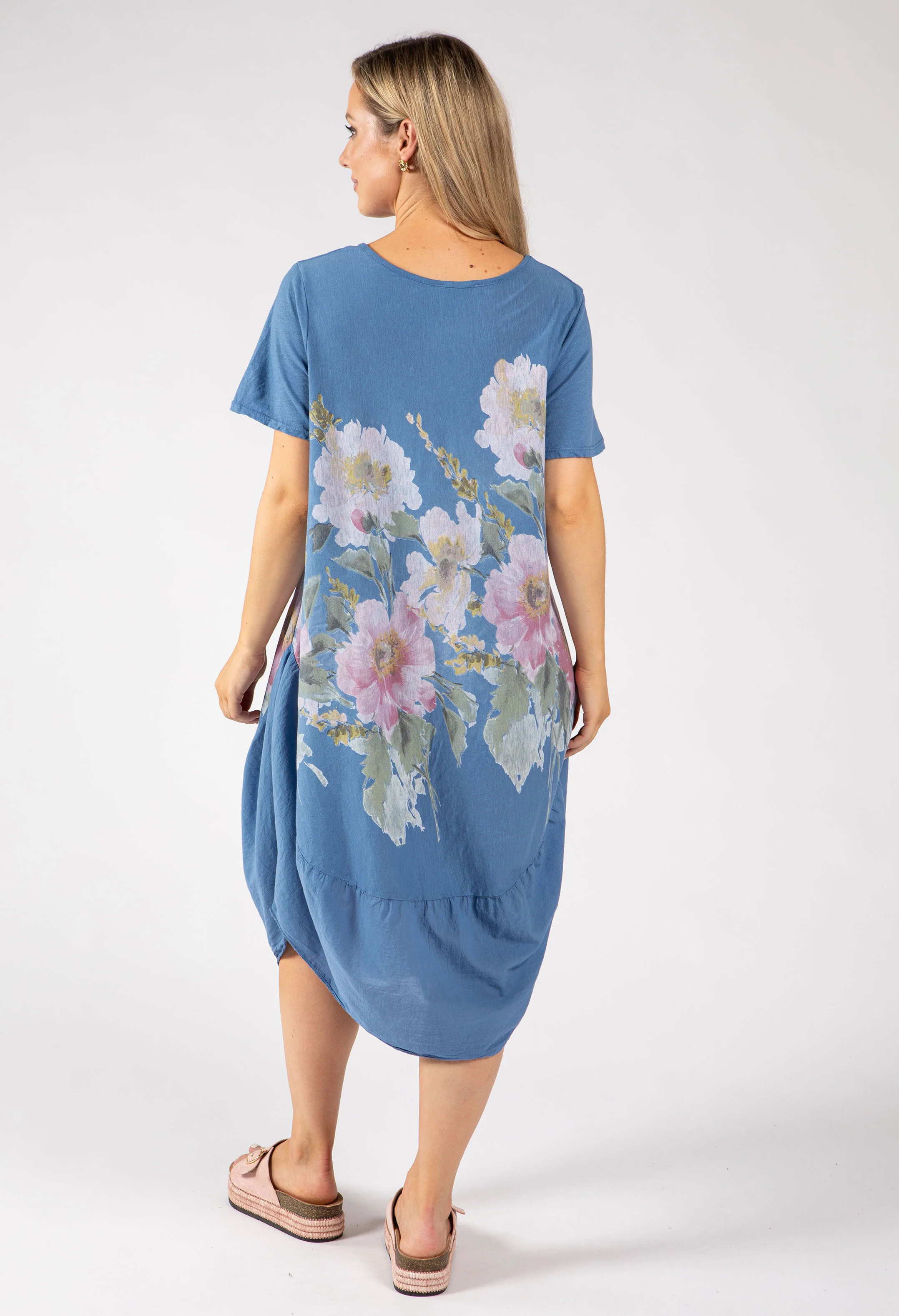 Balloon Hem Floral Dress - Image 24