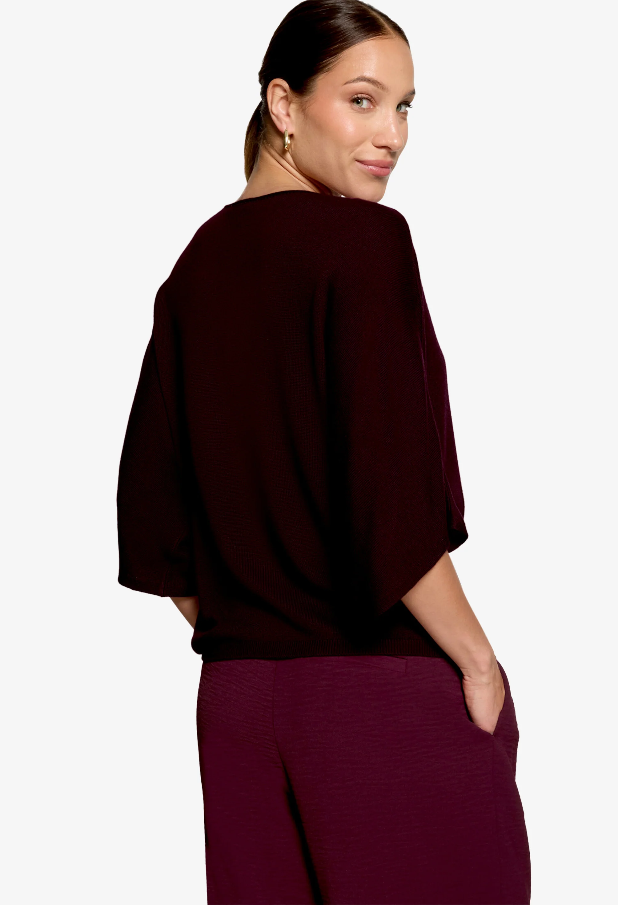 Batwing Sleeve Knit Jumper - Image 3
