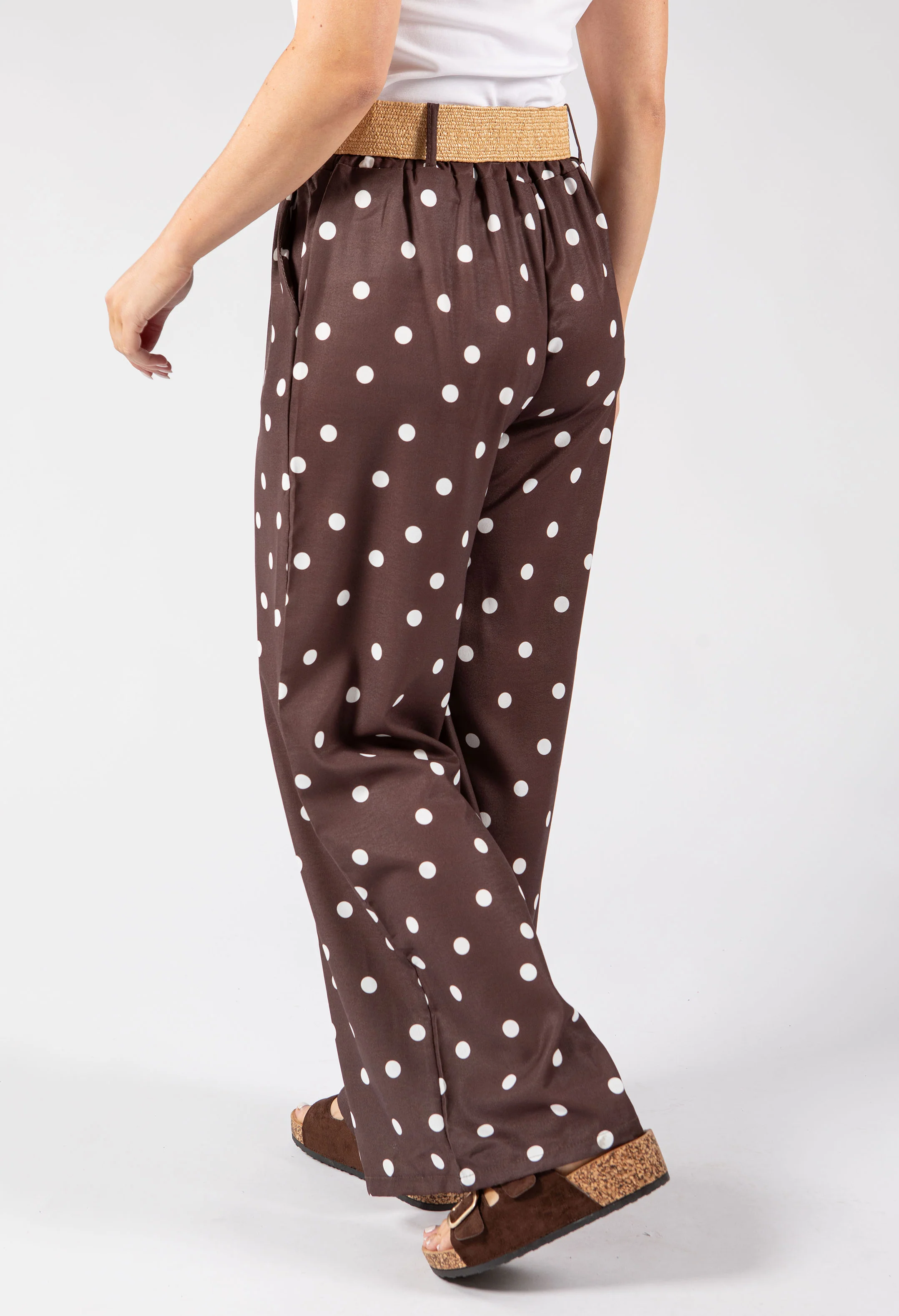Belted Polka Dot Trousers - Image 10