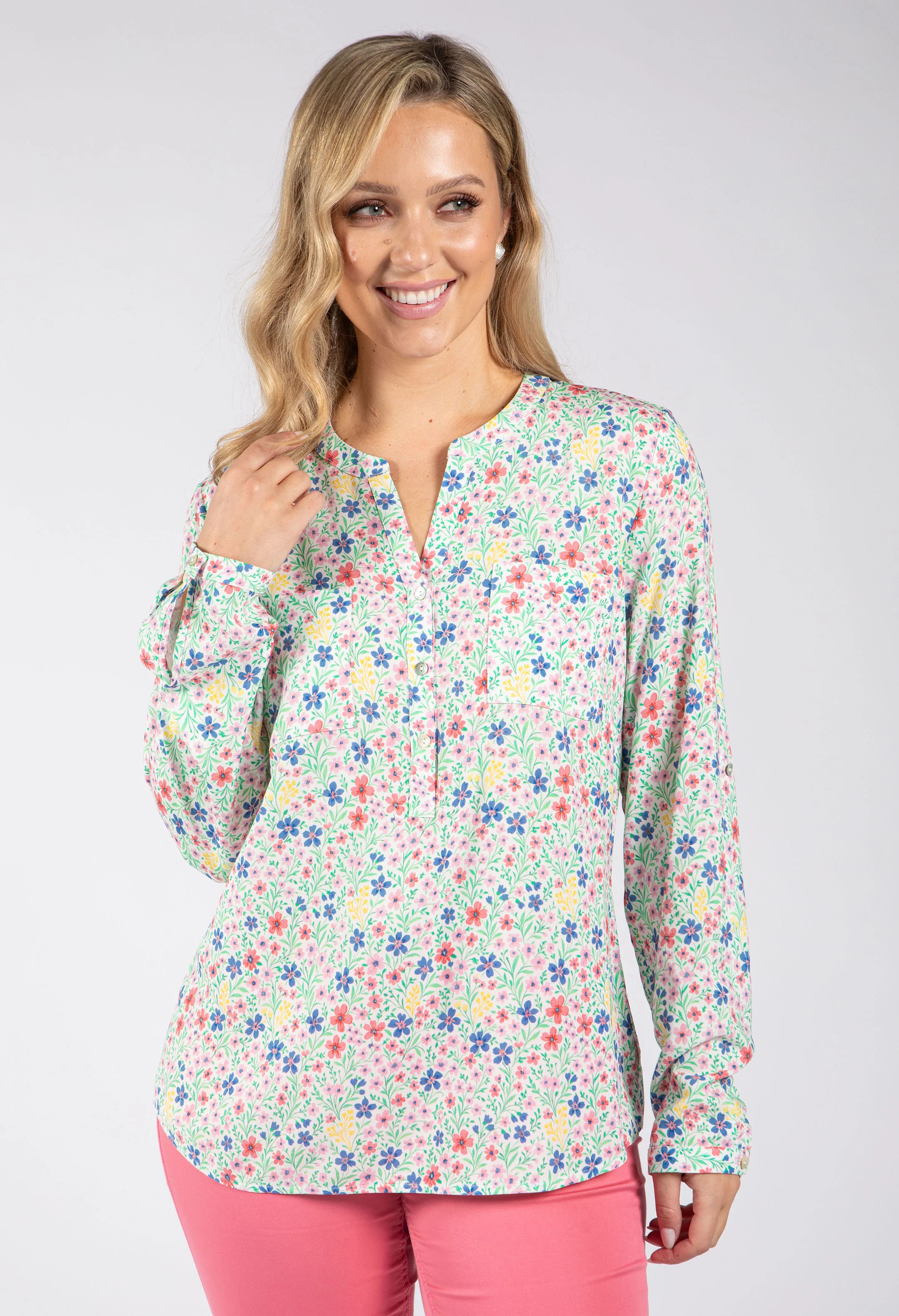Boni Bouquet Ditsy Print Blouse - Image 2