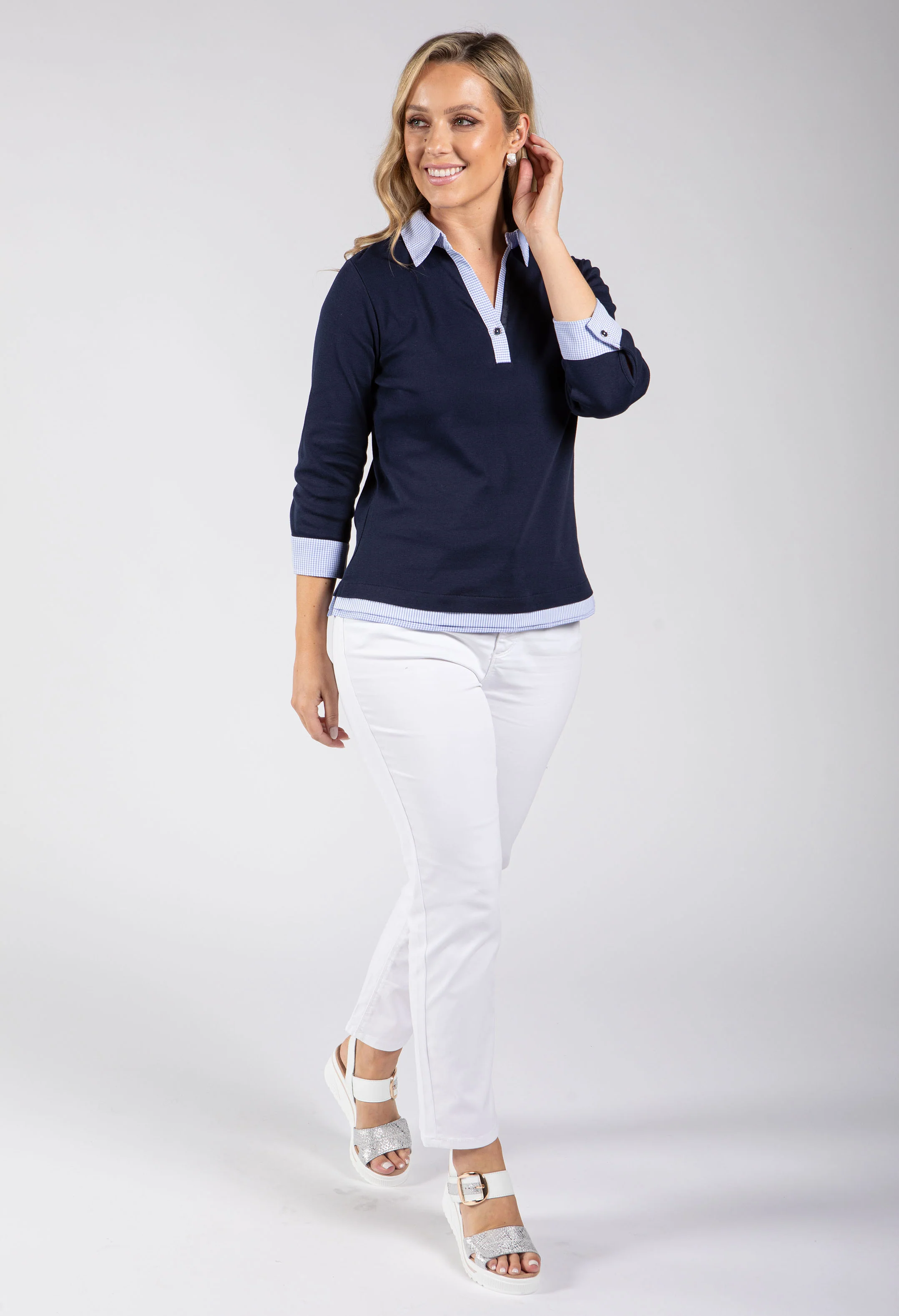 Caroline 2 in 1 Shirt Top - Image 5