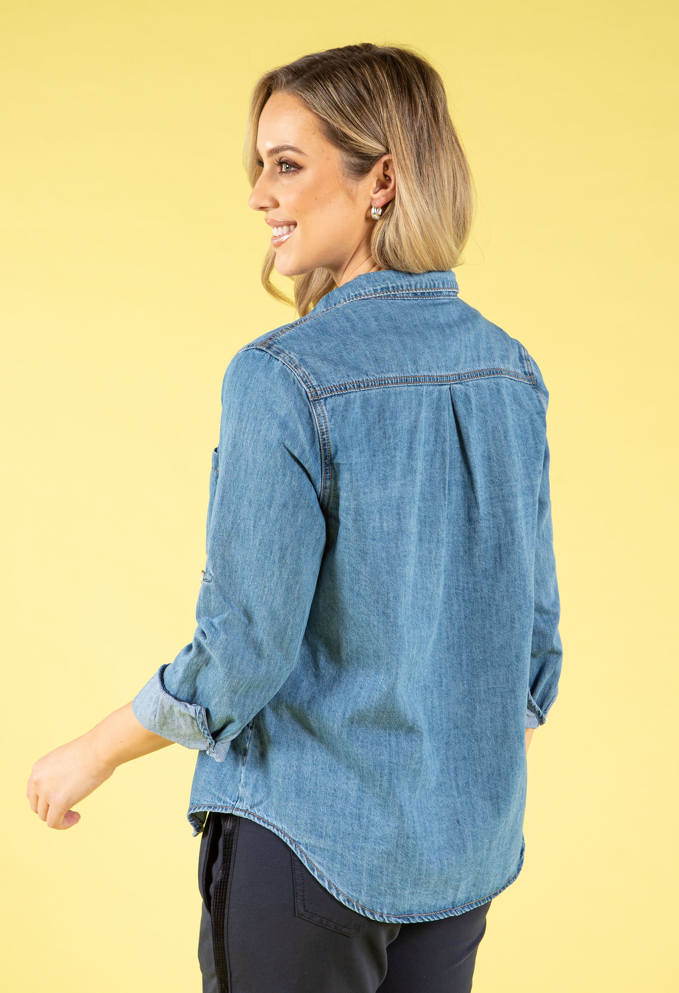 Casual Denim Shirt - Image 5