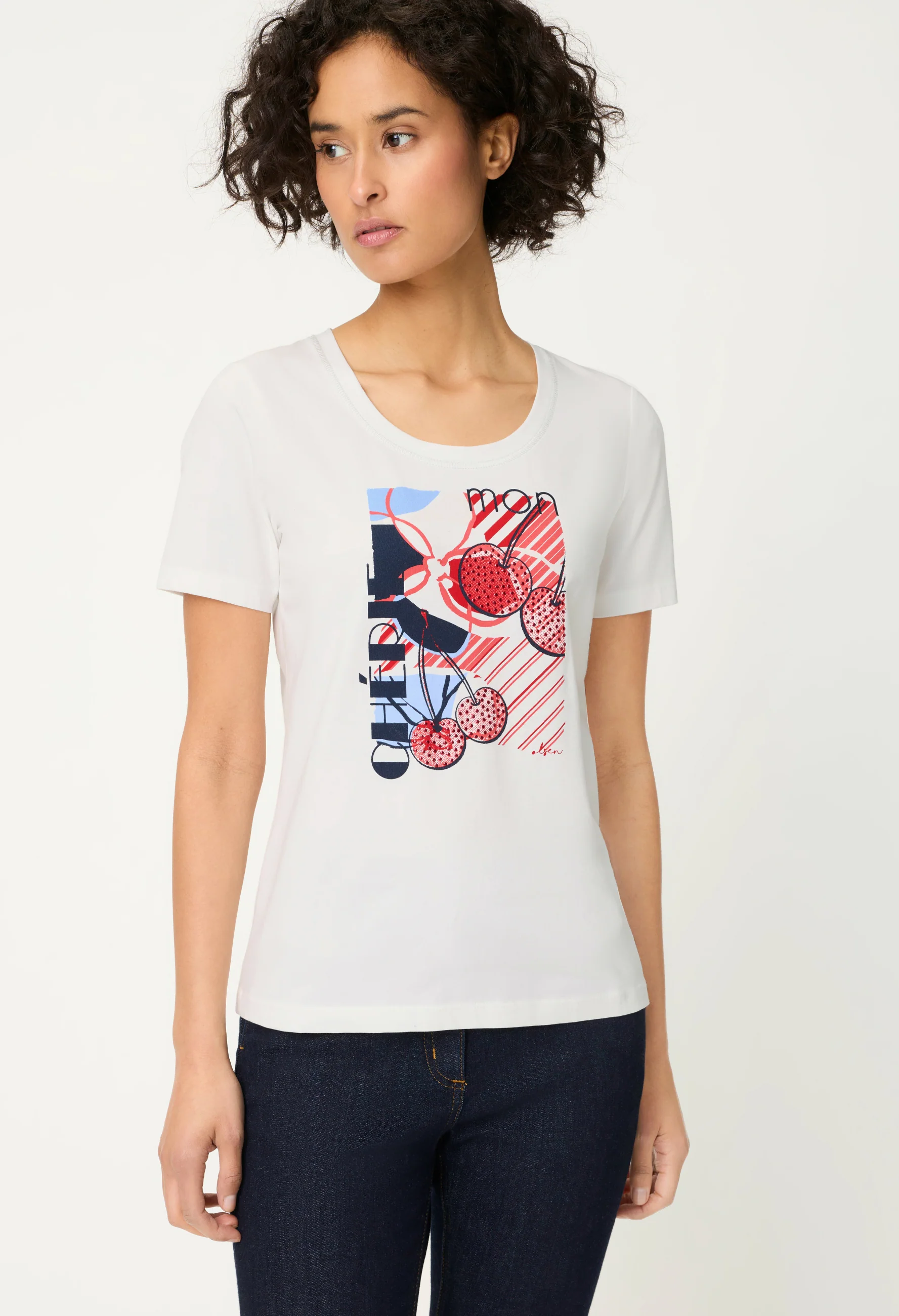 Cherry Print T-Shirt
