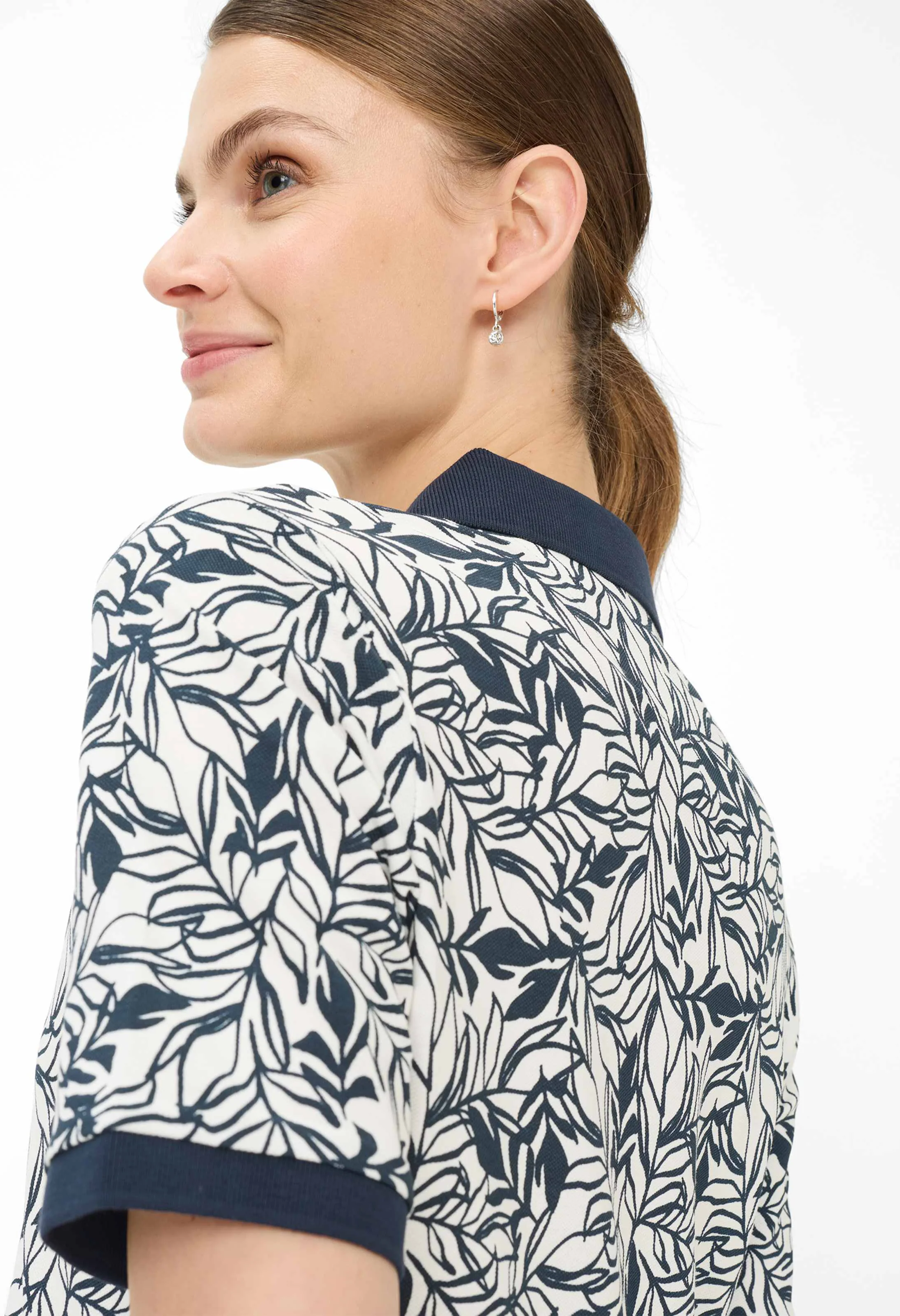 Cleo S Printed Polo Shirt - Image 12
