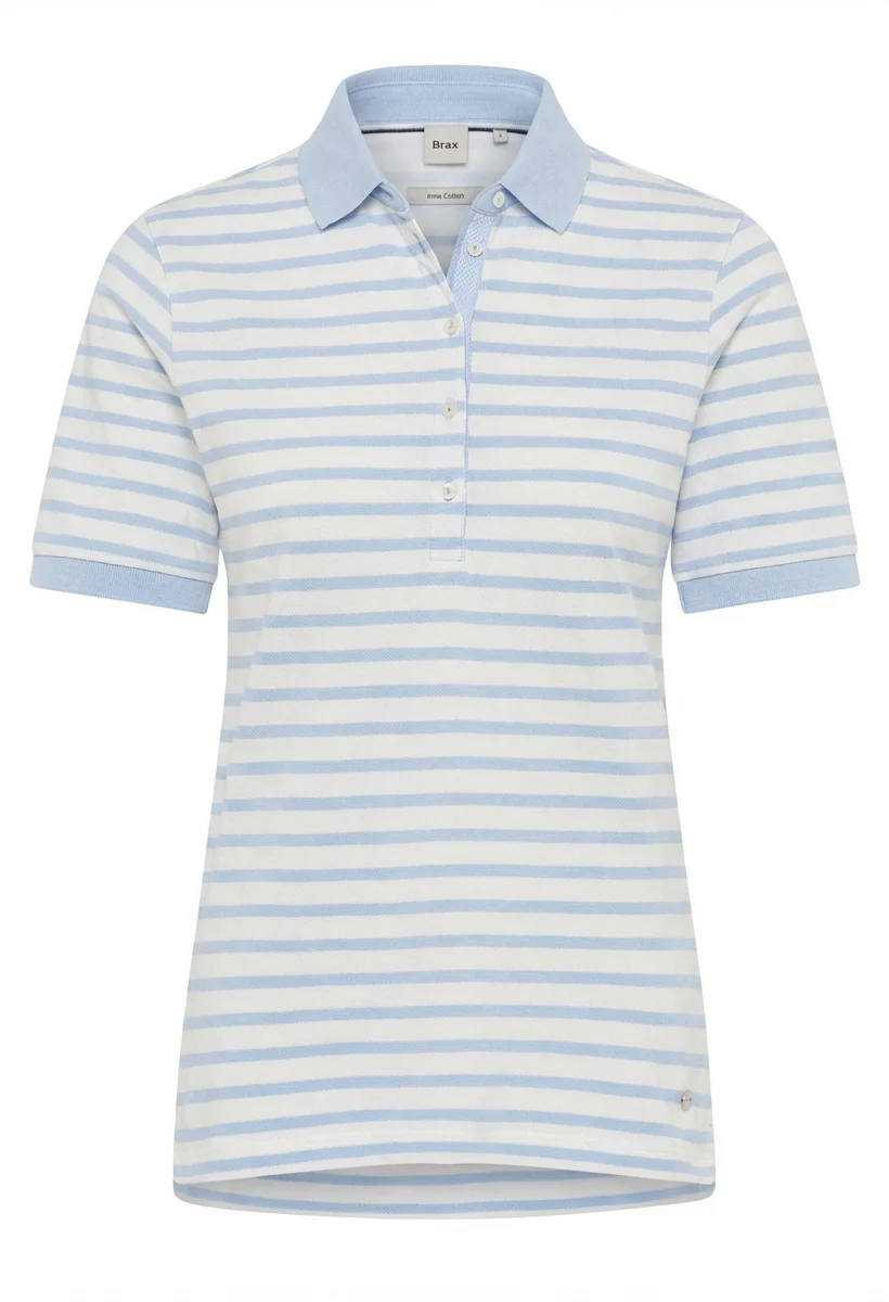 Cleo Striped Polo Shirt - Image 5