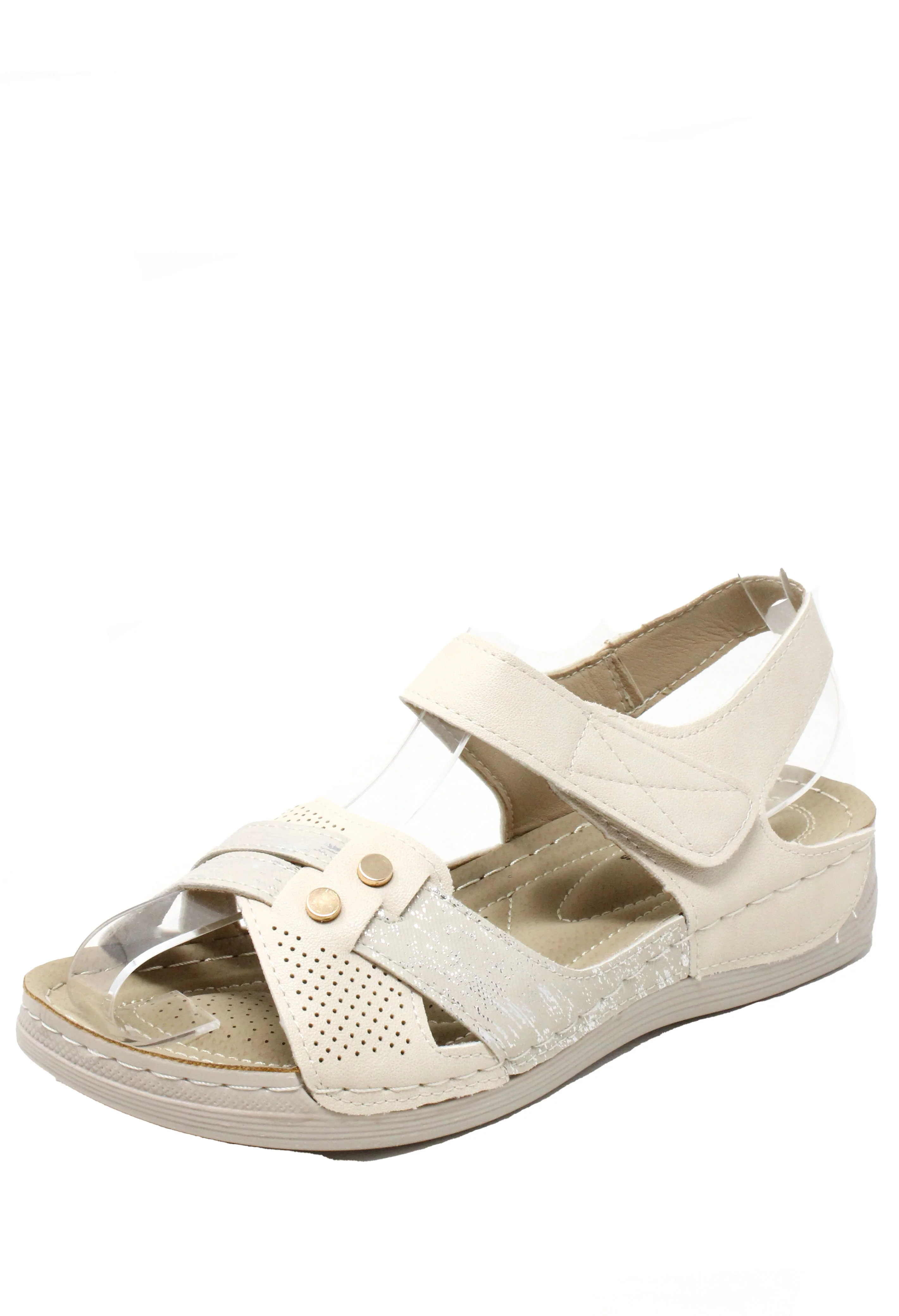 Comfort Cross Strap Sandals - Image 3