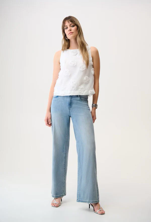 Crew Neck Sleeveless Top - Image 2