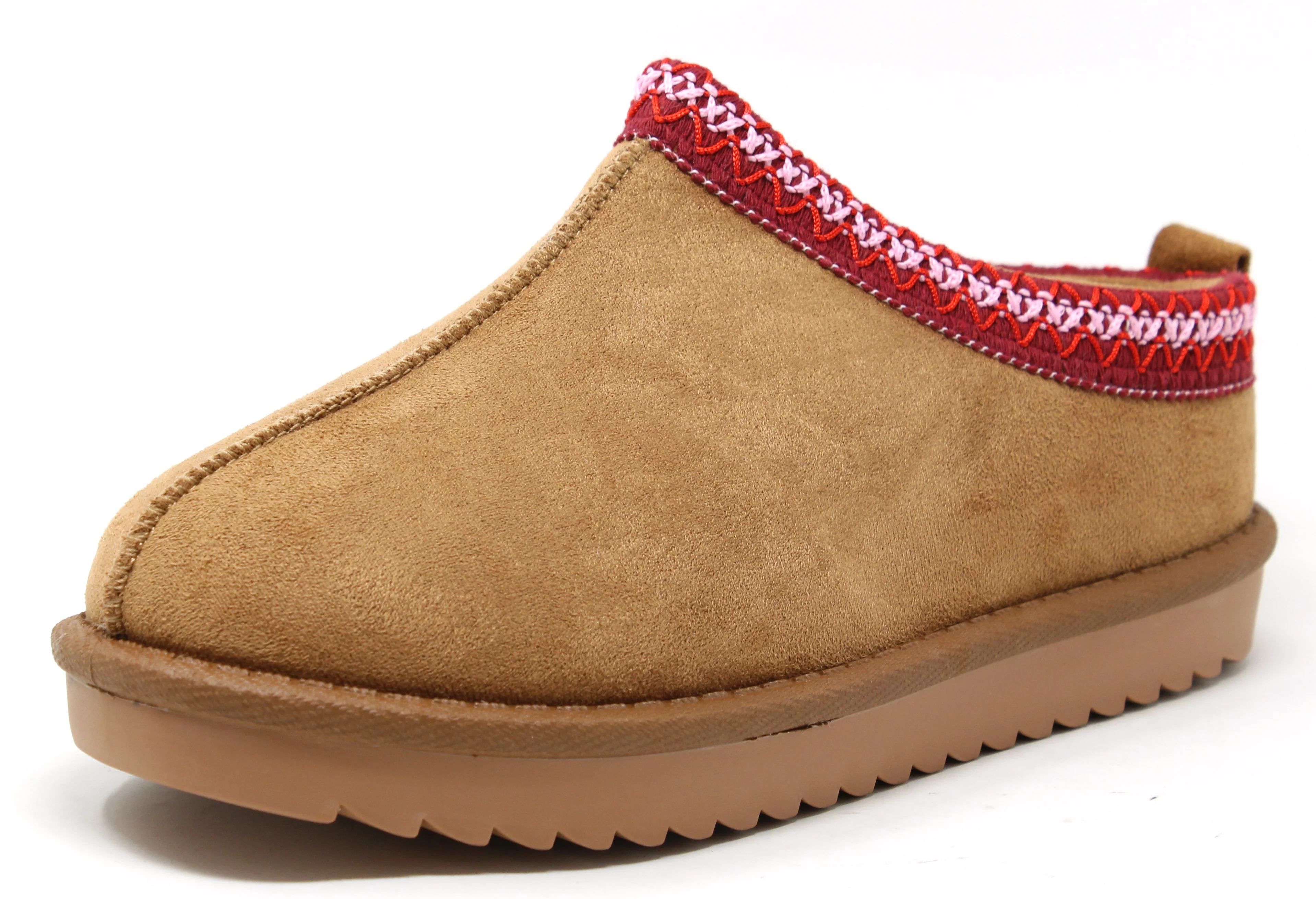 Crimson Embroidered Slip-On Boot - Image 3