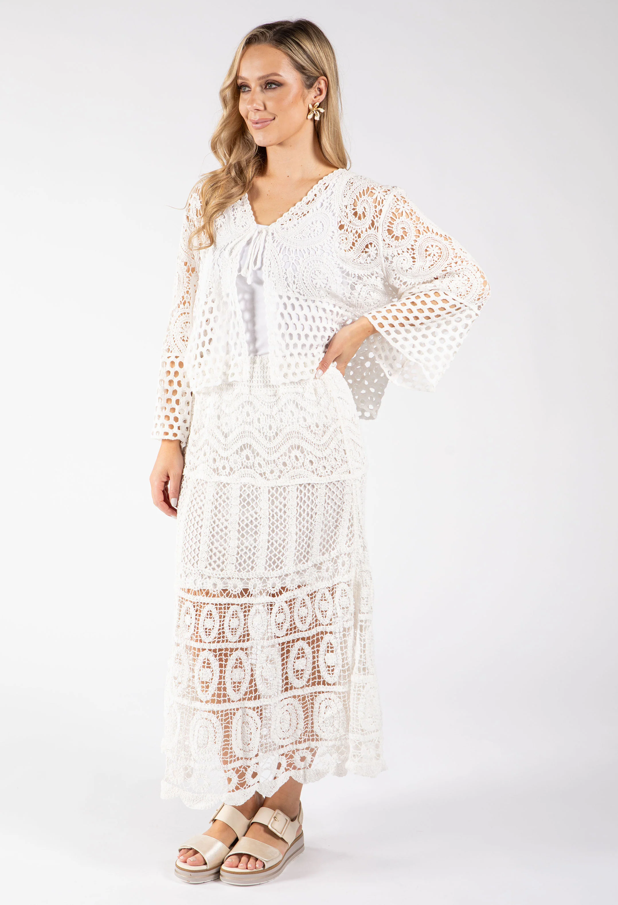 Crochet Midi Skirt - Image 2