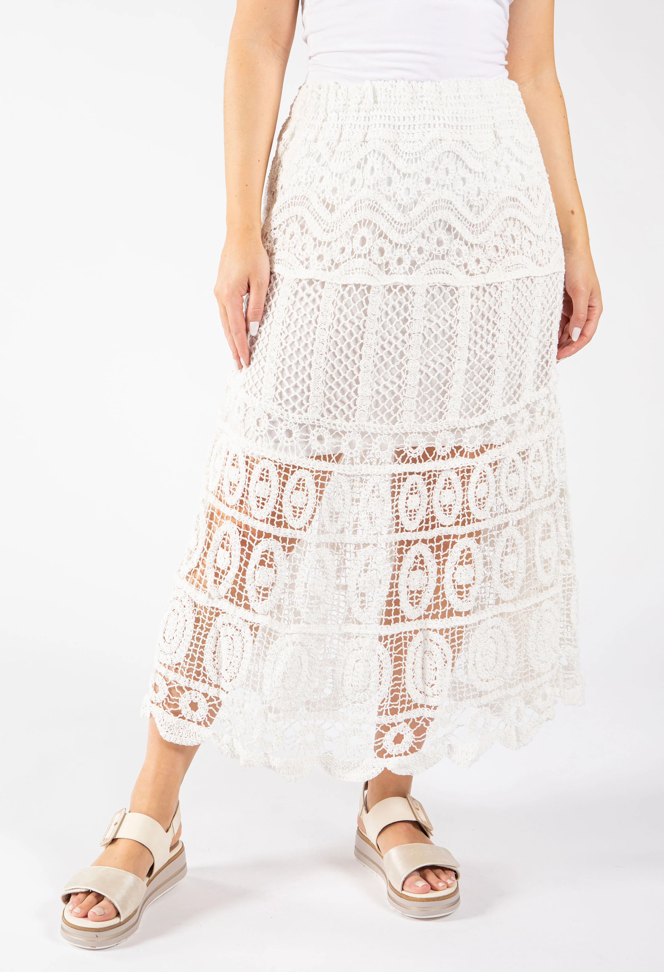 Crochet Midi Skirt - Image 4