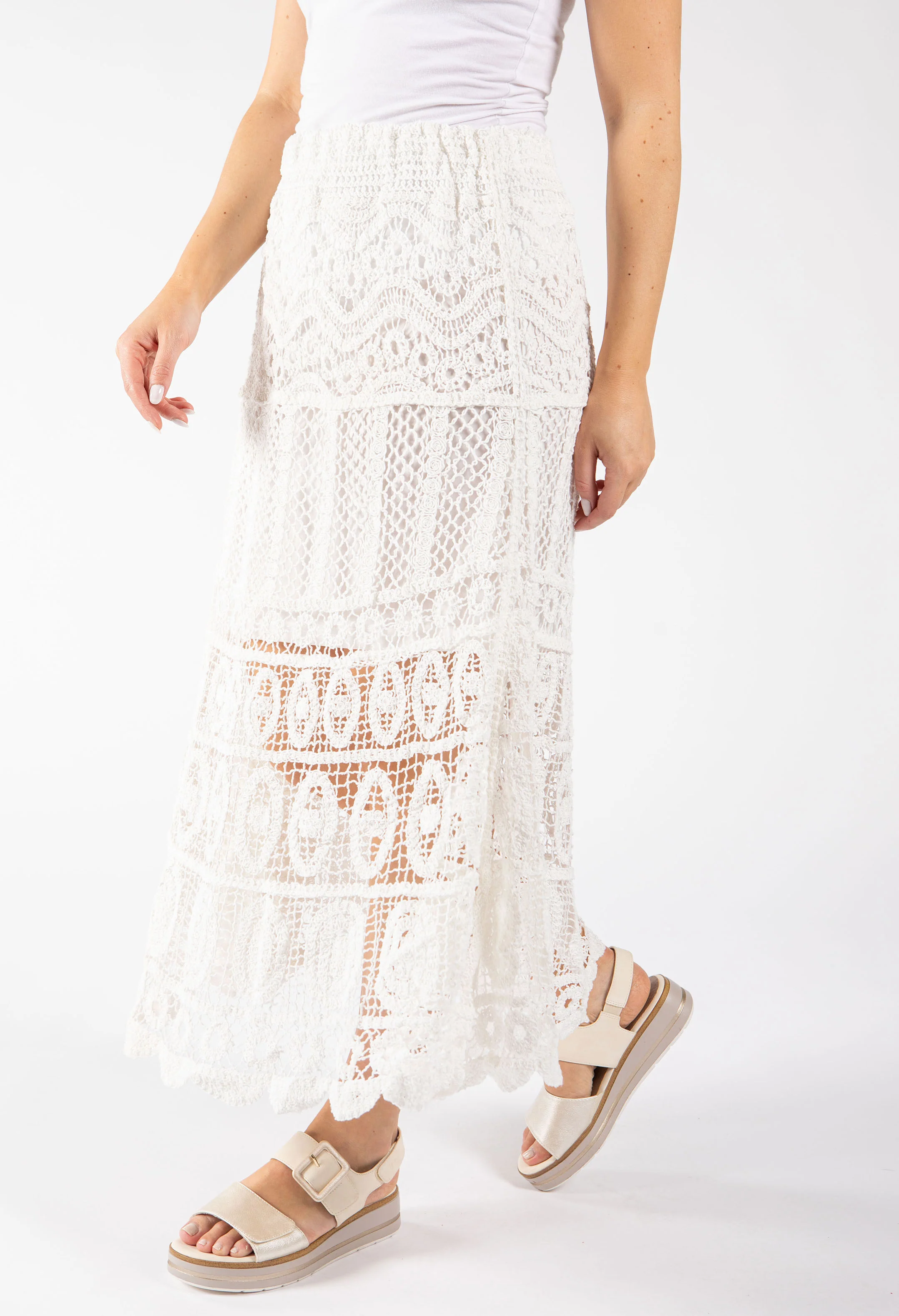 Crochet Midi Skirt - Image 5