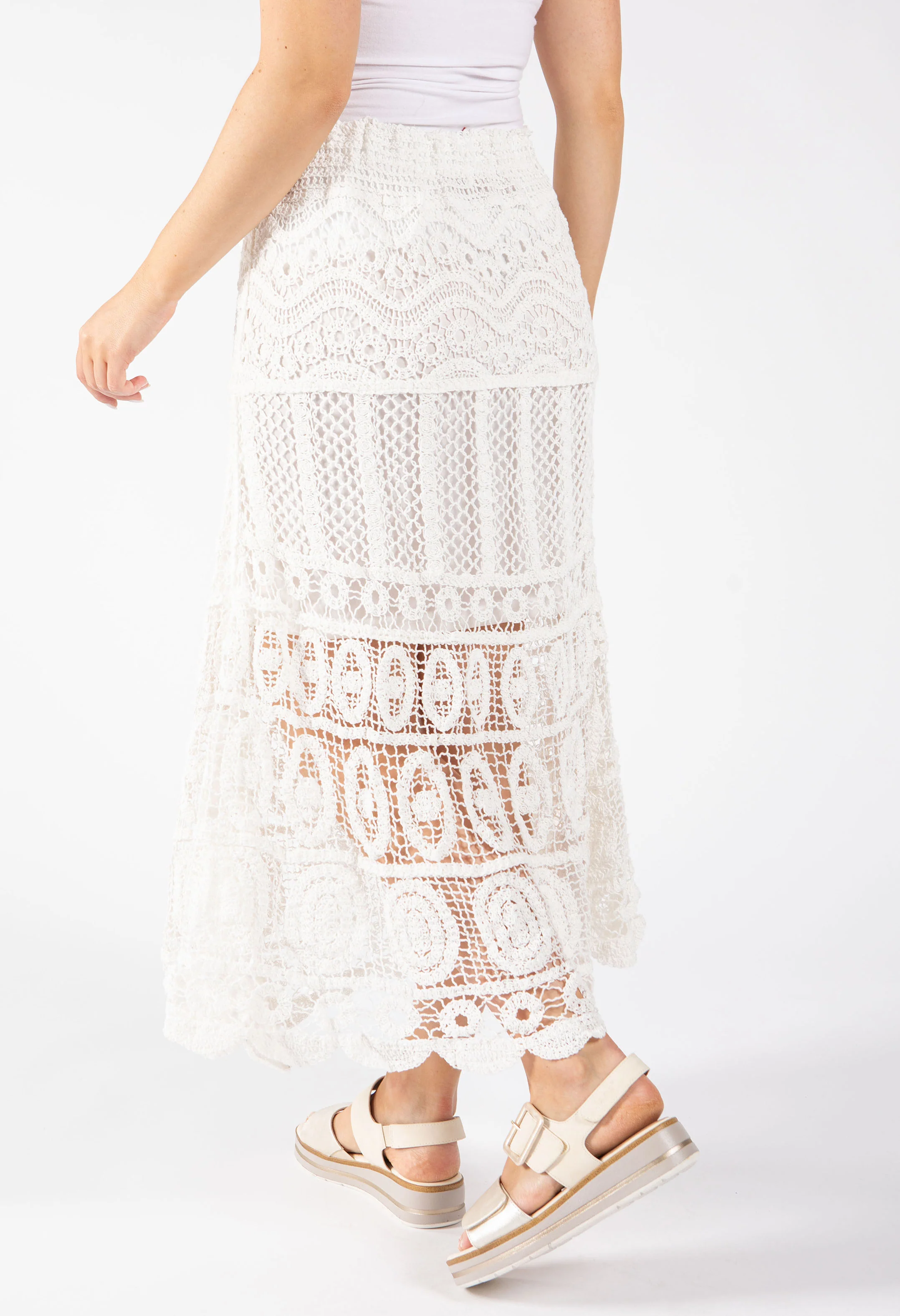 Crochet Midi Skirt - Image 6