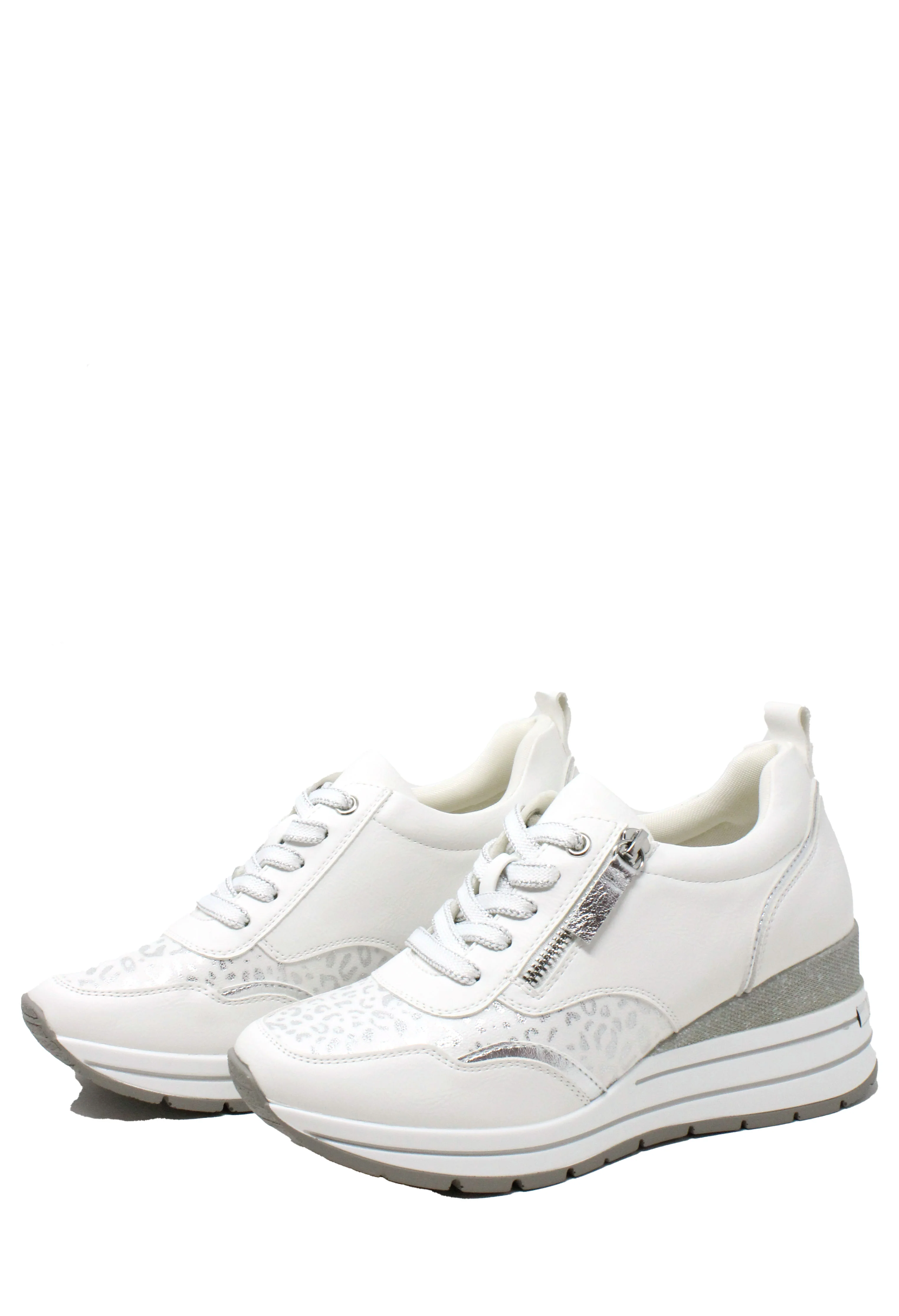 Dara Leopard Wedge Trainer - Image 9