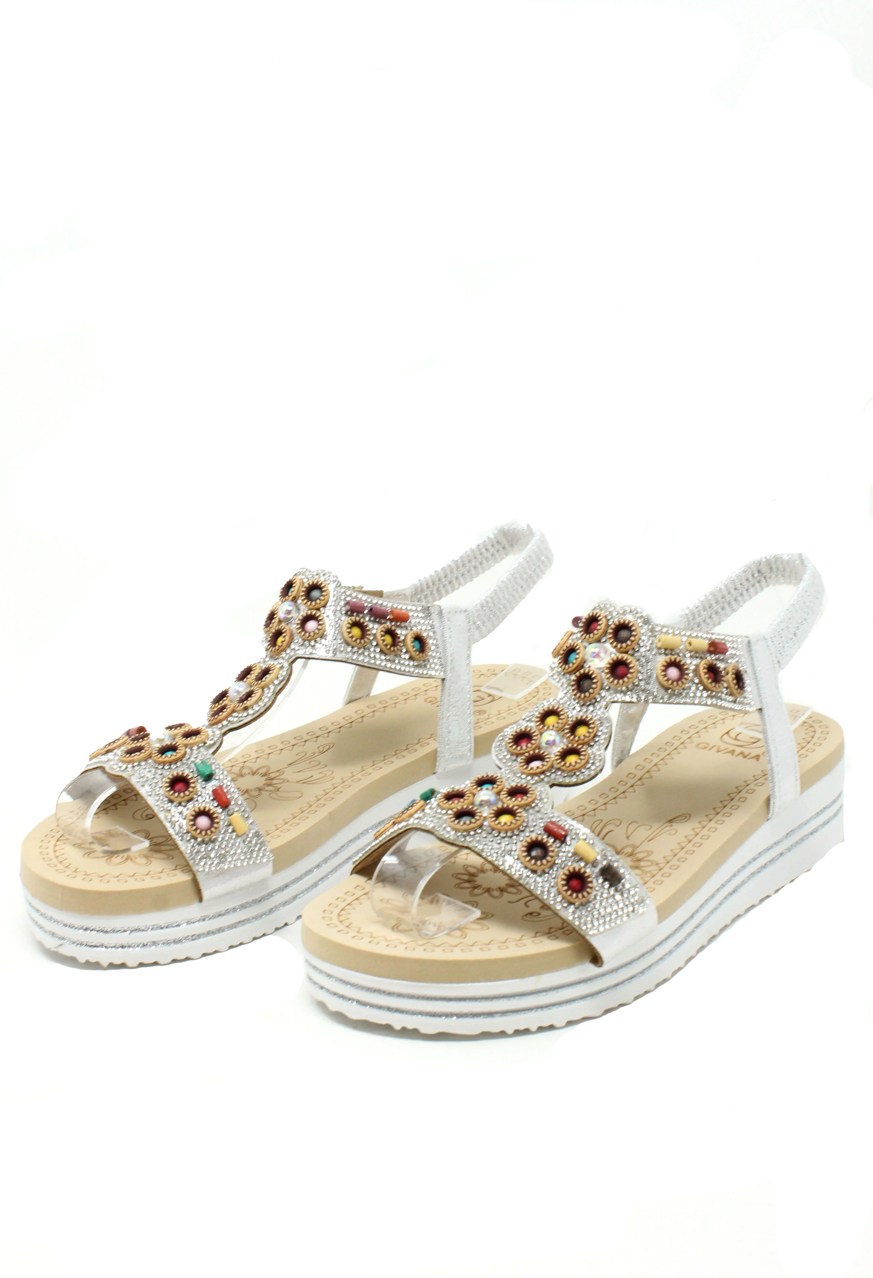 Diamante and Beaded Wedge - Image 9