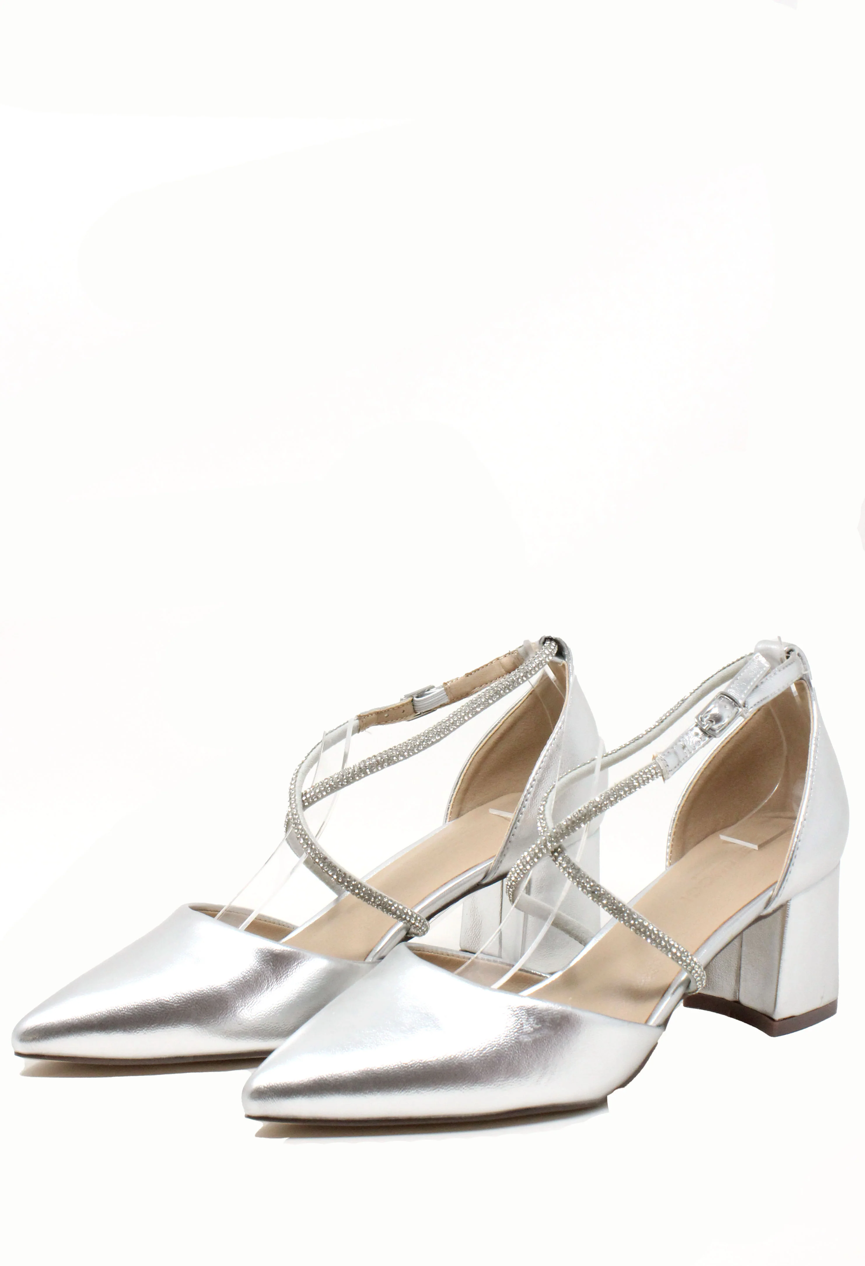 Diamante Cross Strap Heel - Image 4