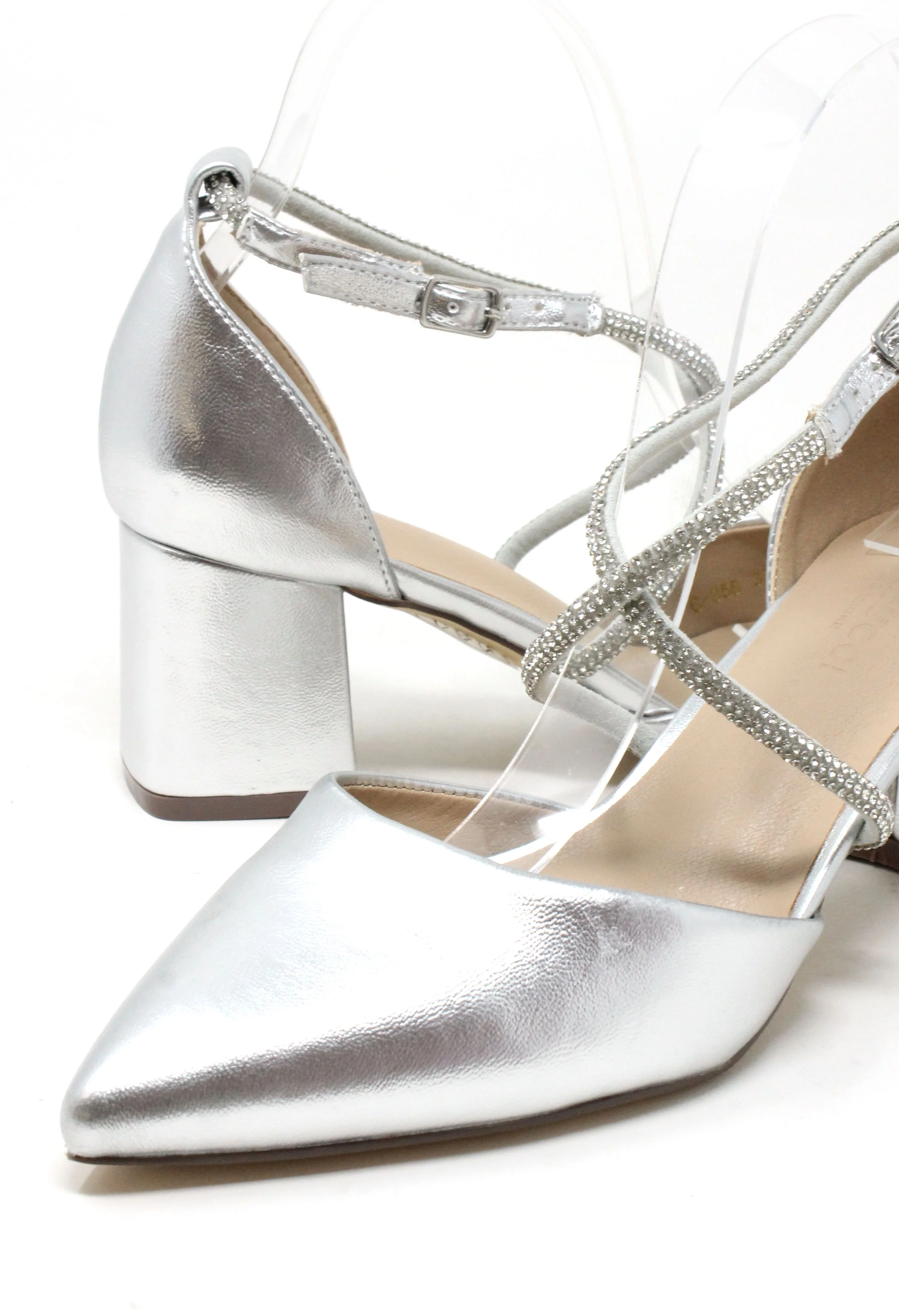 Diamante Cross Strap Heel - Image 5