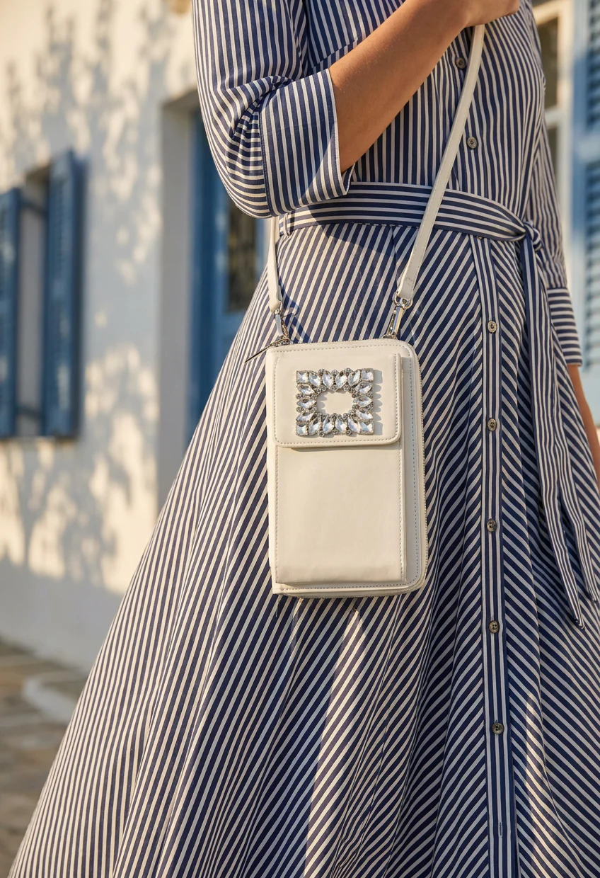 Diamante Mini Crossbody Bag - Image 5