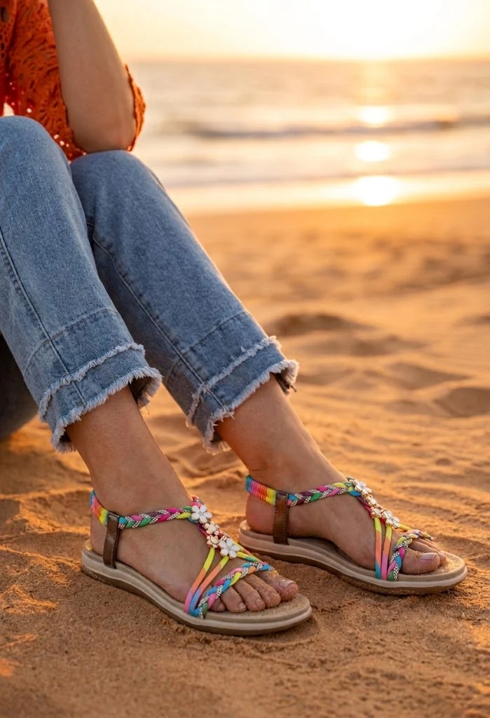 Diamante Twist Sandal - Image 6