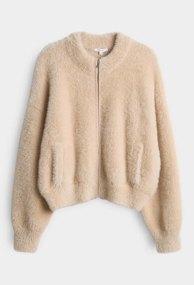 Dores Knitted Fur Look Cardigan - Image 6