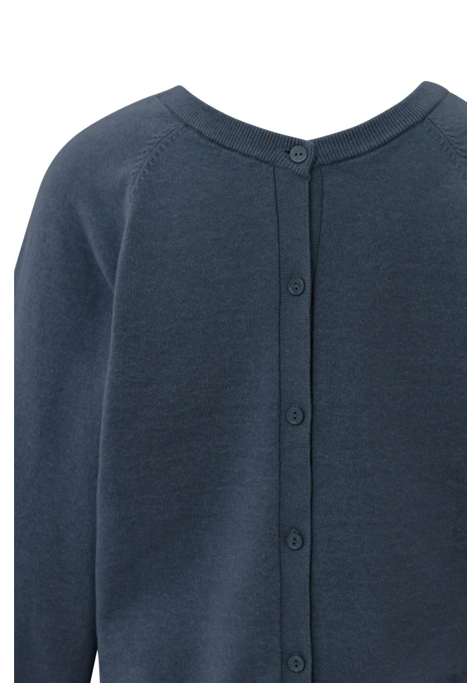 Double V-Neck Knit Sweater - Image 3
