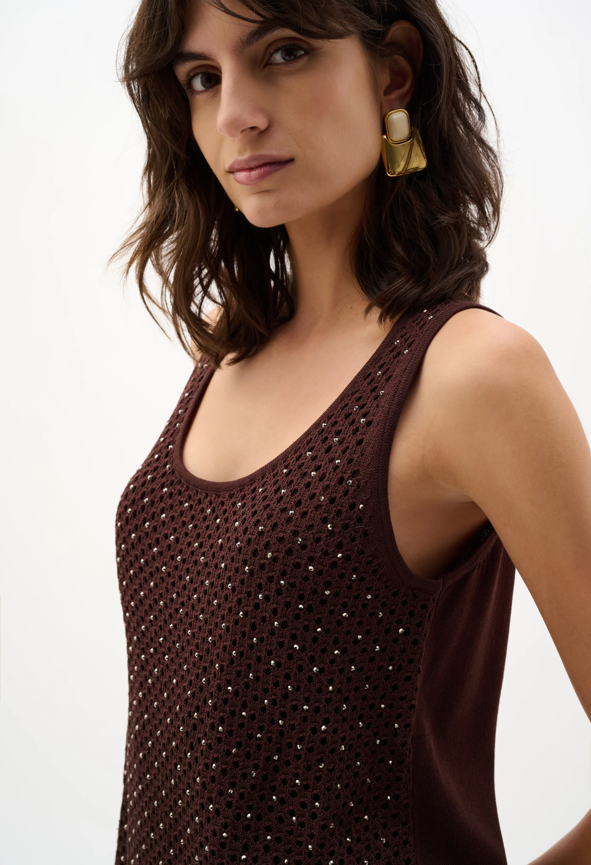 Embellished Knit Camisole - Image 3