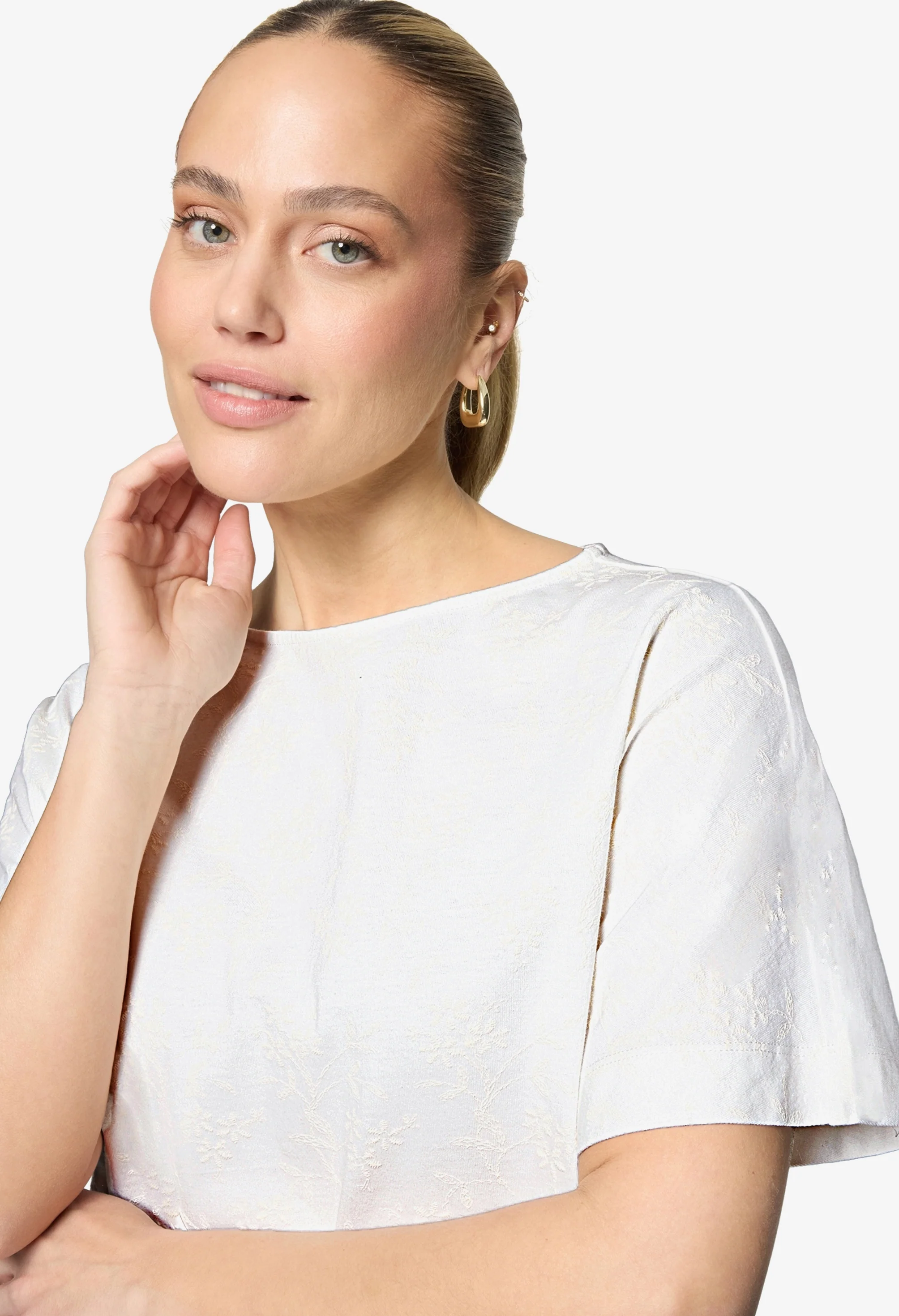 Embroidered Cotton T-Shirt - Image 2
