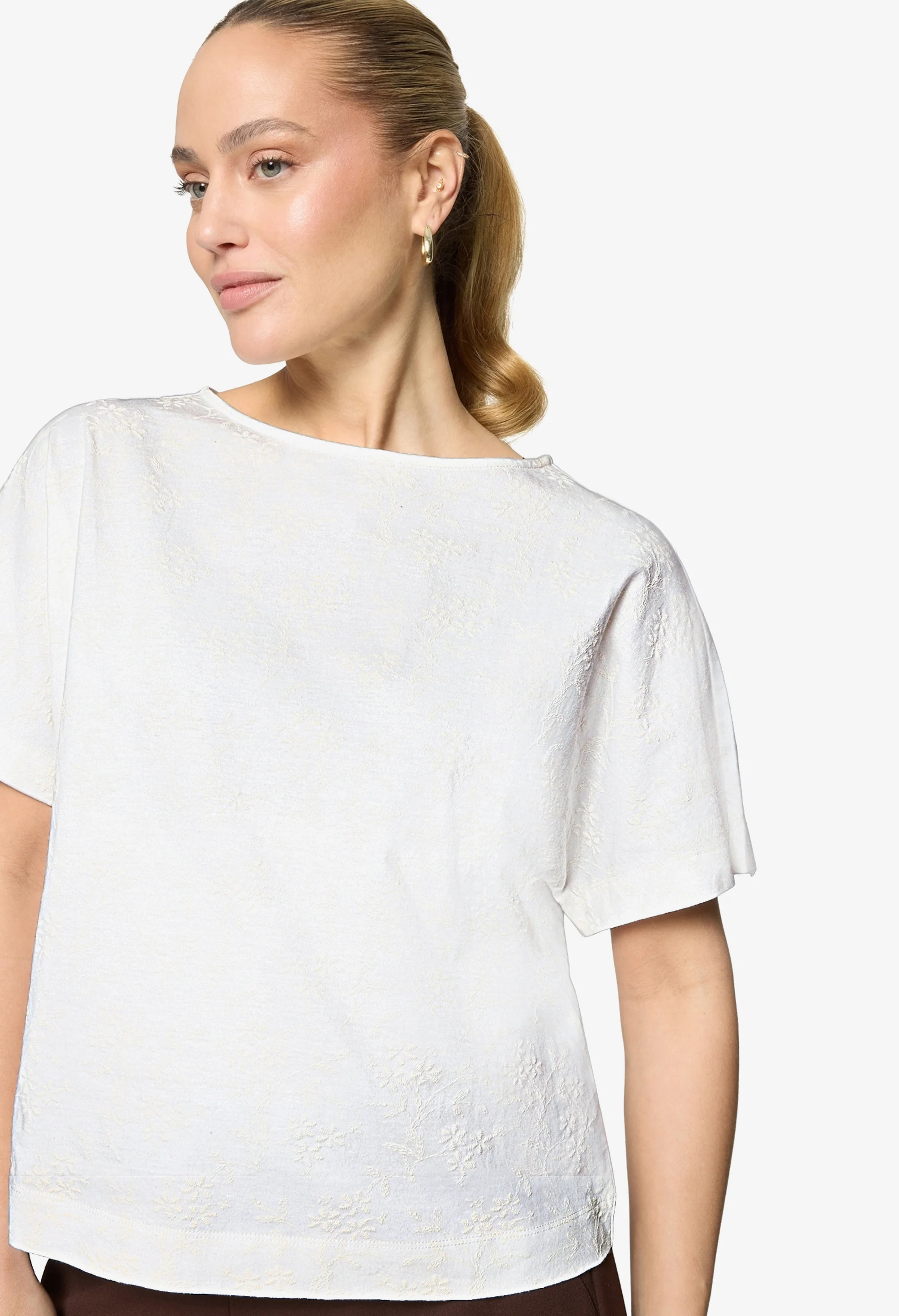 Embroidered Cotton T-Shirt - Image 3