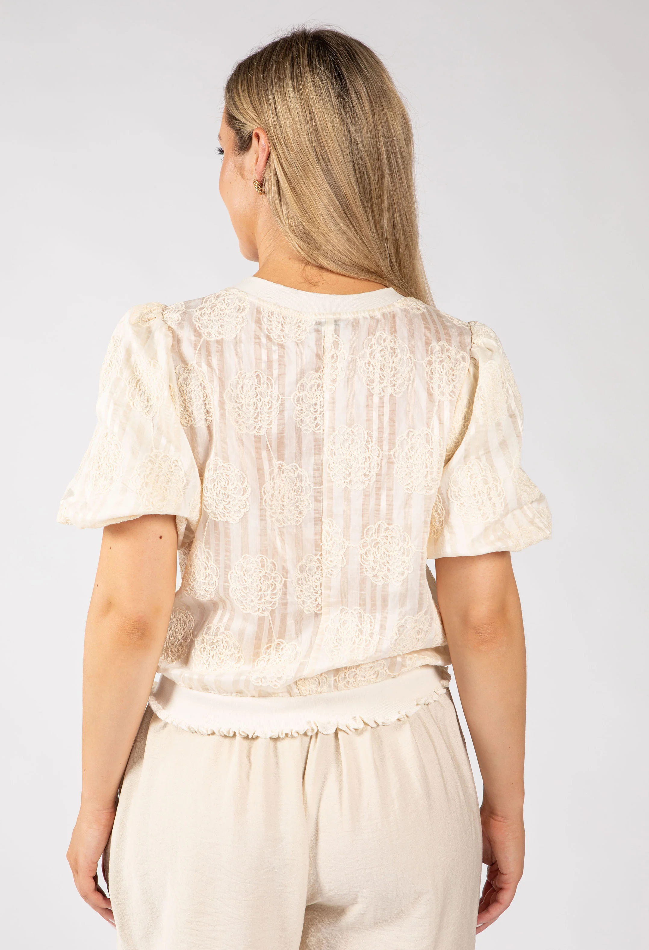 Embroidered Floral Top - Image 5
