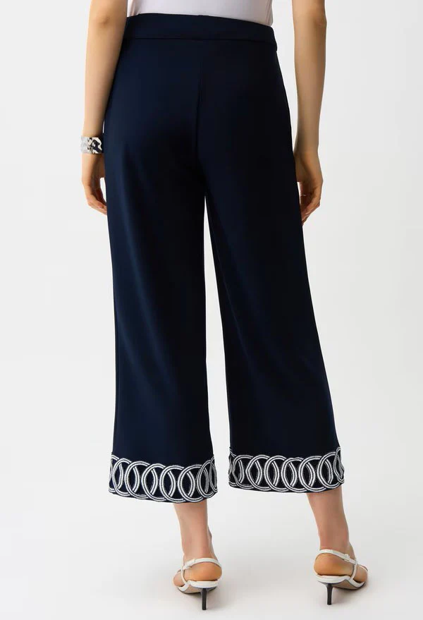 Embroidered Wide-leg Trousers - Image 2