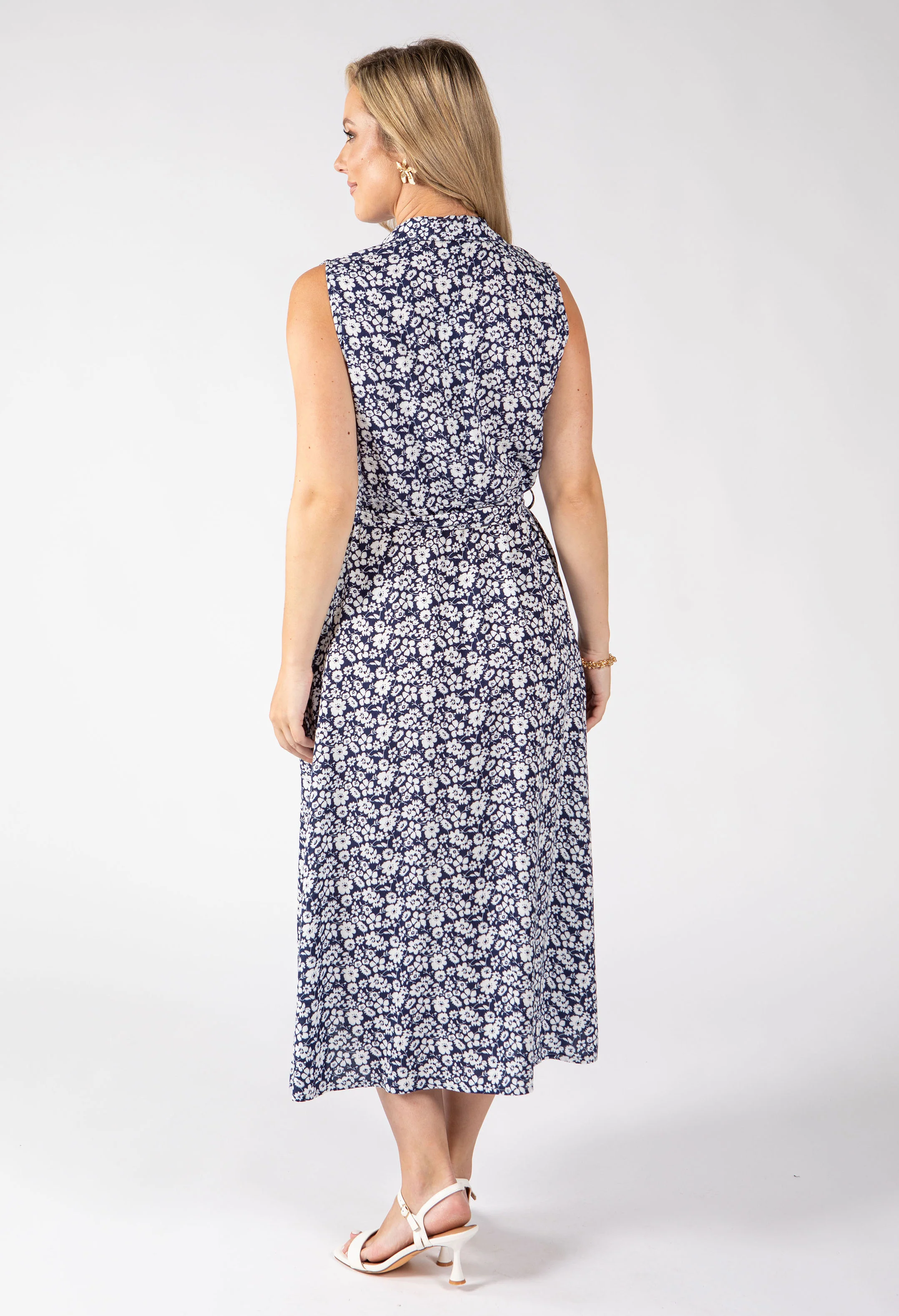 Emilia Floral Print Shirt Dress - Image 5