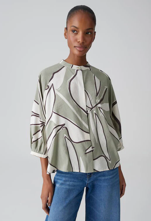 Faloom Fine Print Blouse