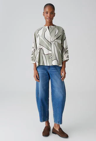 Faloom Fine Print Blouse - Image 3