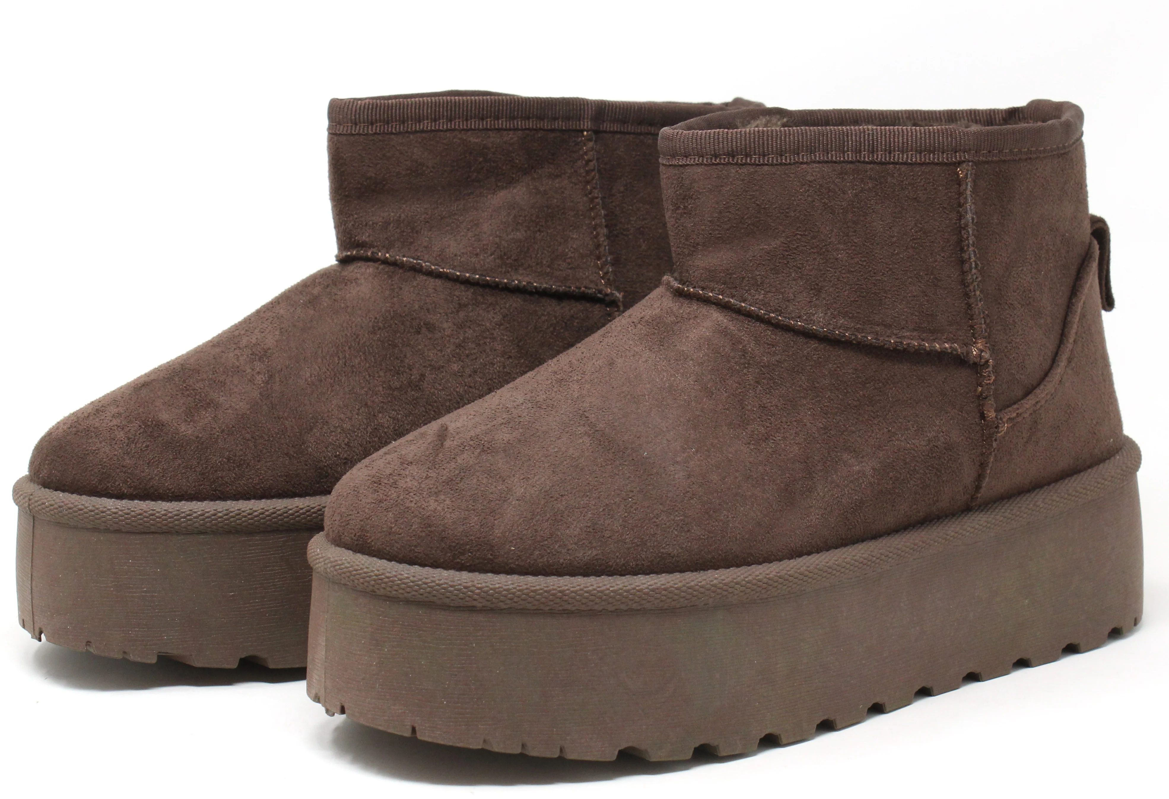 Faux Fur Lined Platform Boot - Image 4