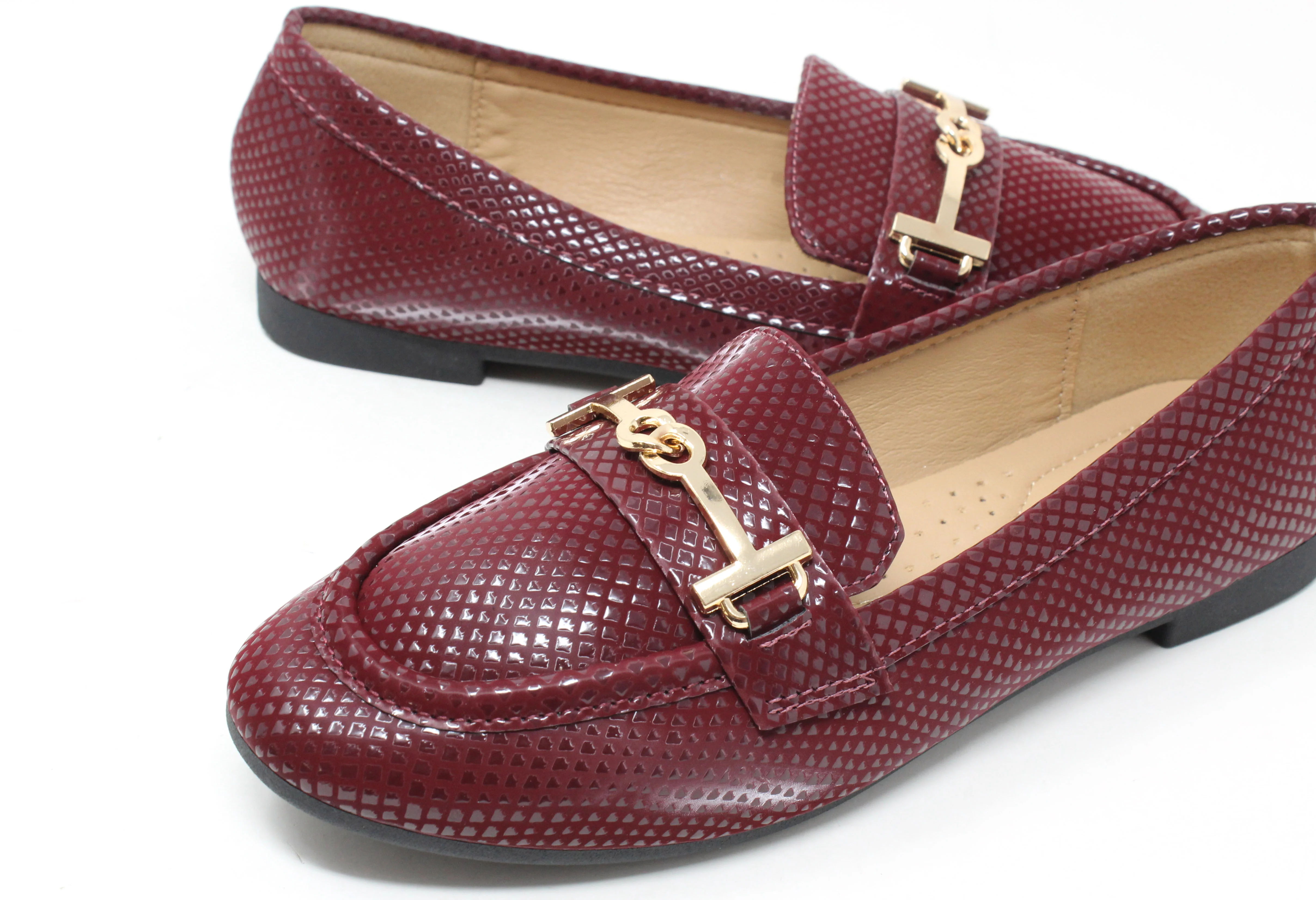 Faux Snake Effect Loafer - Image 15
