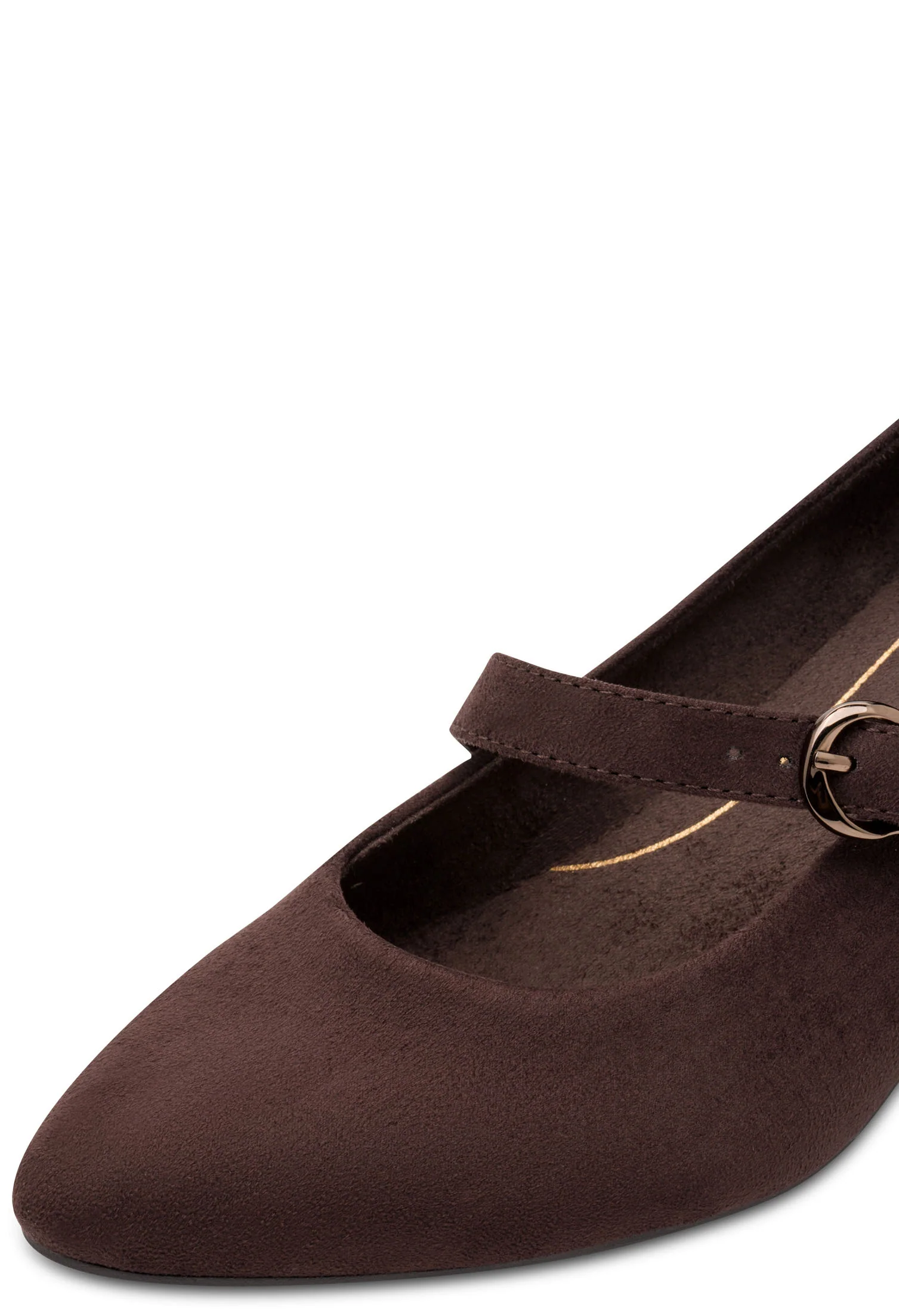 Faux Suede Dancing Heel - Image 5