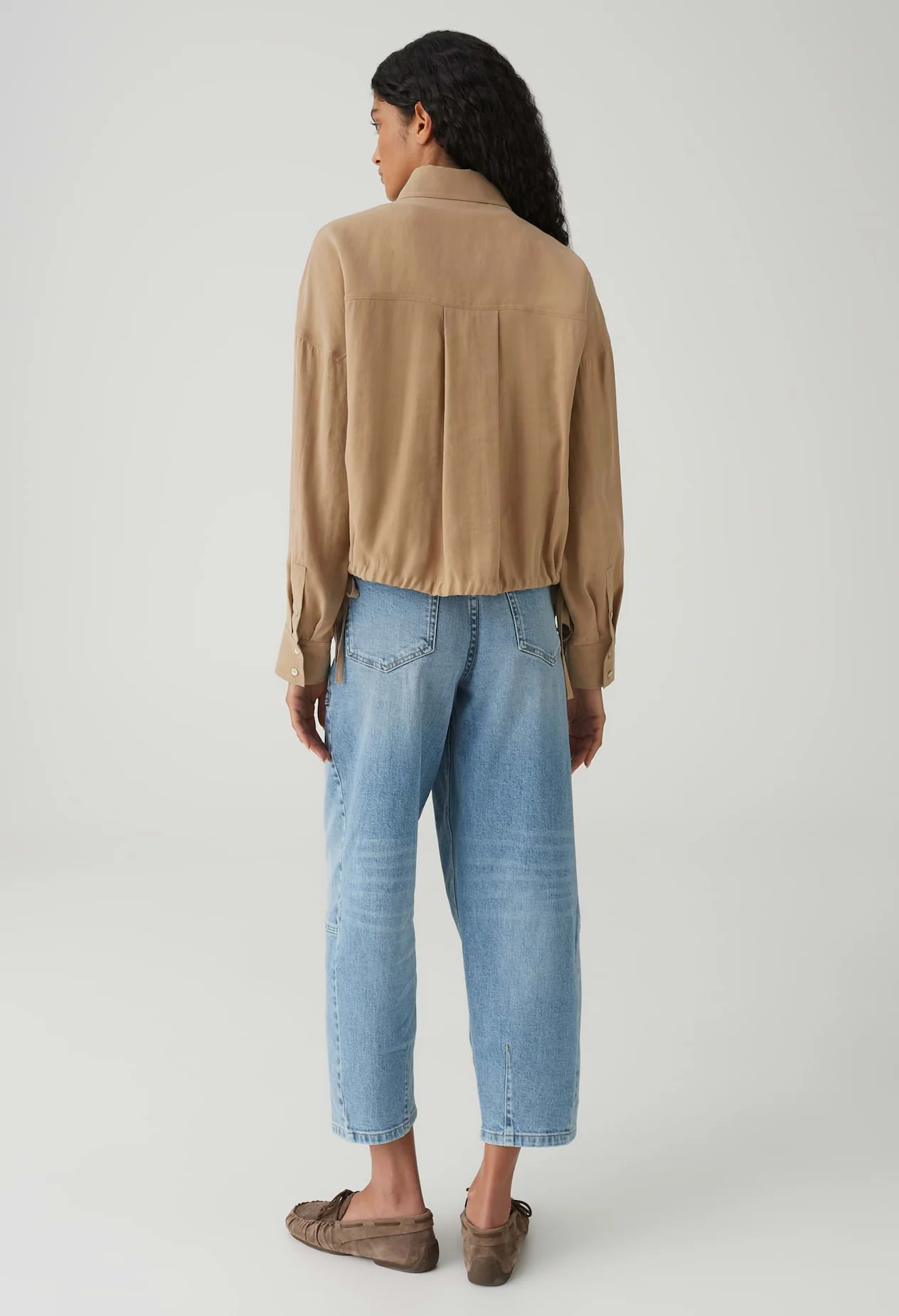 Fiberta blouse with tie detail - Image 4