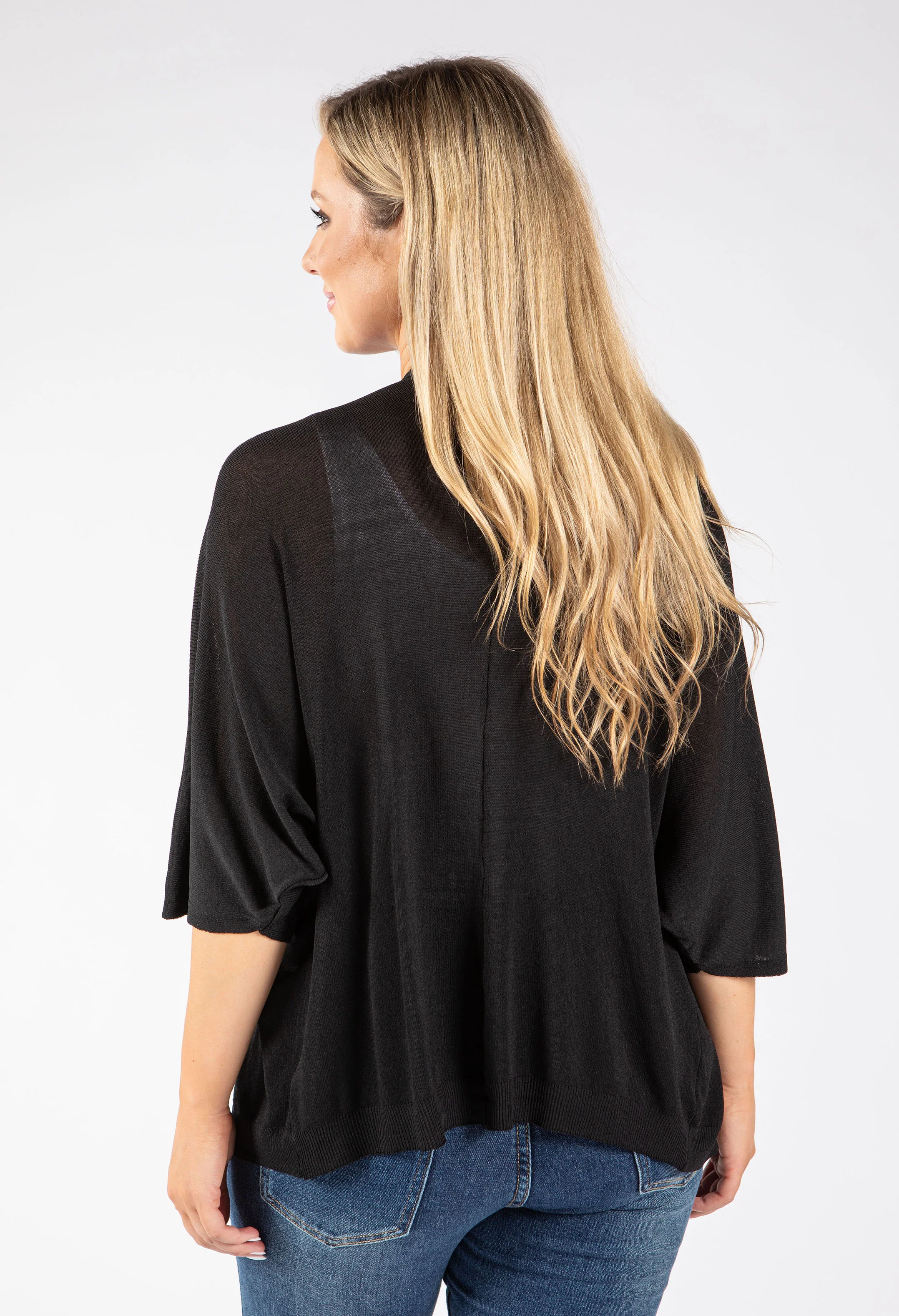 Fine Knit Open Cardigan - Image 15