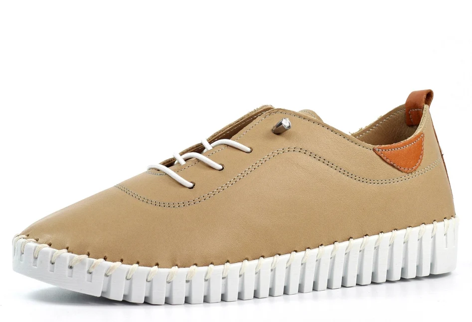 Flamborough leather Plimsoll - Image 3