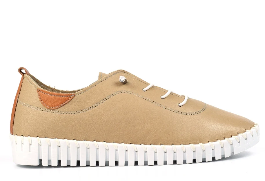 Flamborough leather Plimsoll - Image 6
